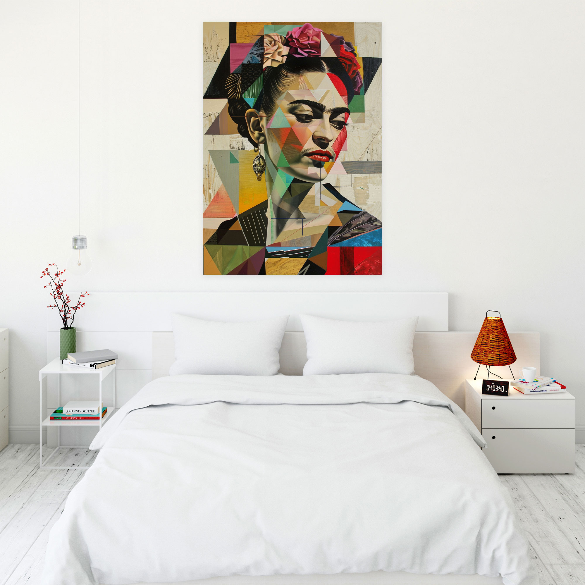 Frida Kahlo Style Canvas Print - Frida Kahlo, Frida Kahlo Style, Canvas Print, Wall Decoration