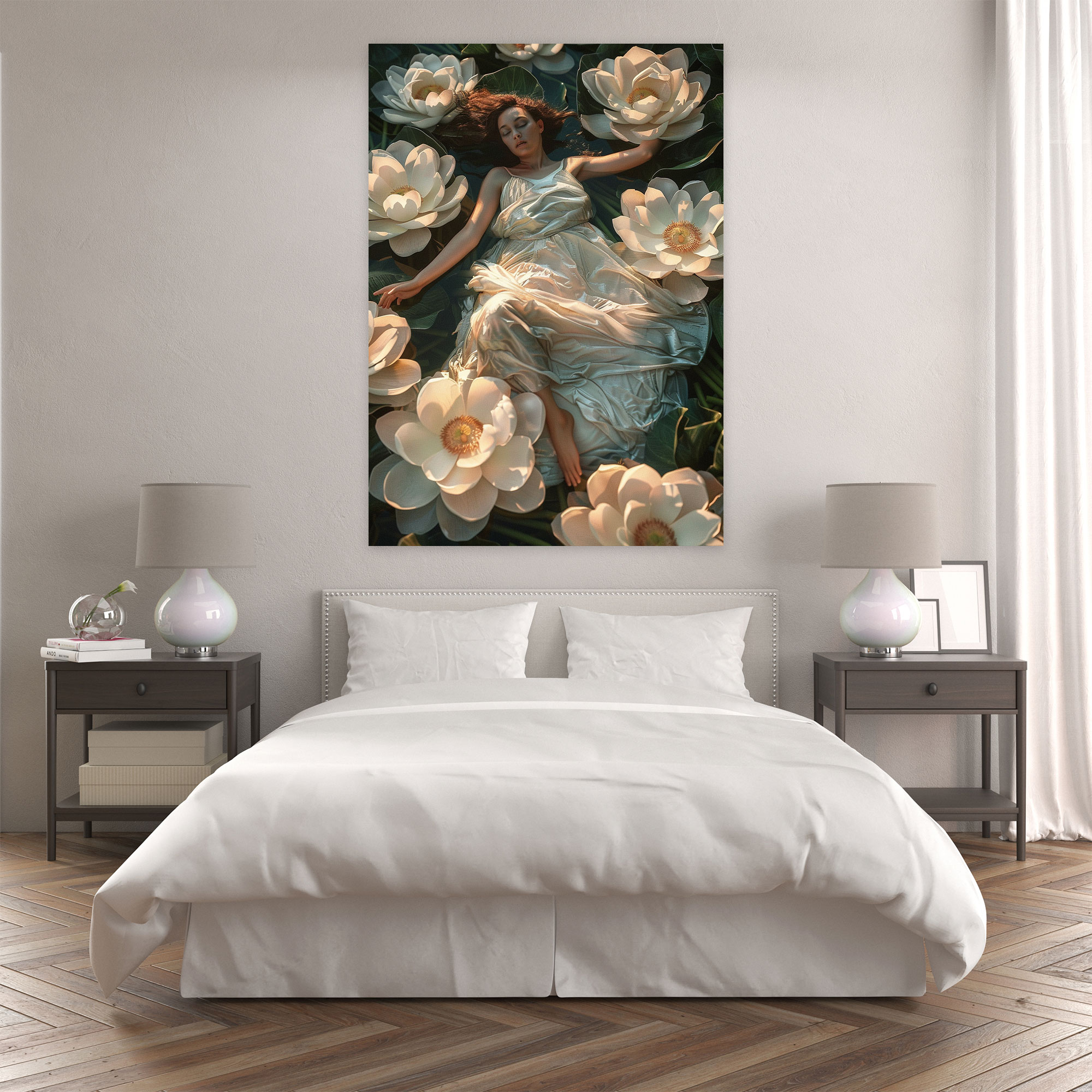 Frida Kahlo Style Wall Decoration - Frida Kahlo, Canvas, Canvas Wall Art, Wall Decoration