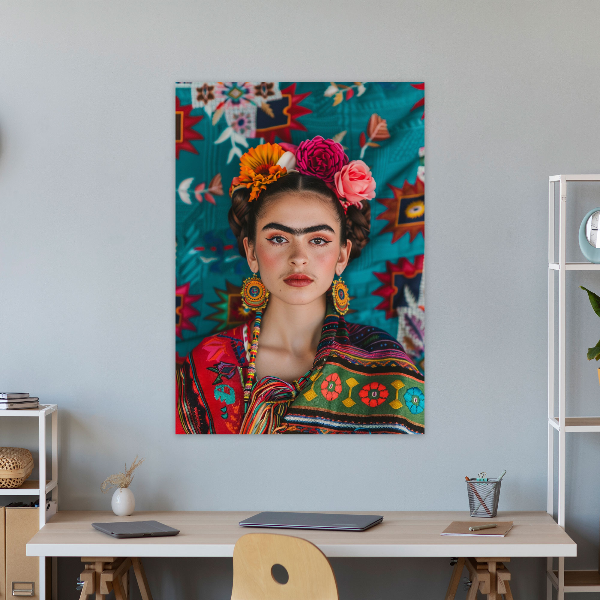 Frida Kahlo Style Wall Art - Frida Kahlo, Wall Decoration, Wall Art, Frida Kahlo Style