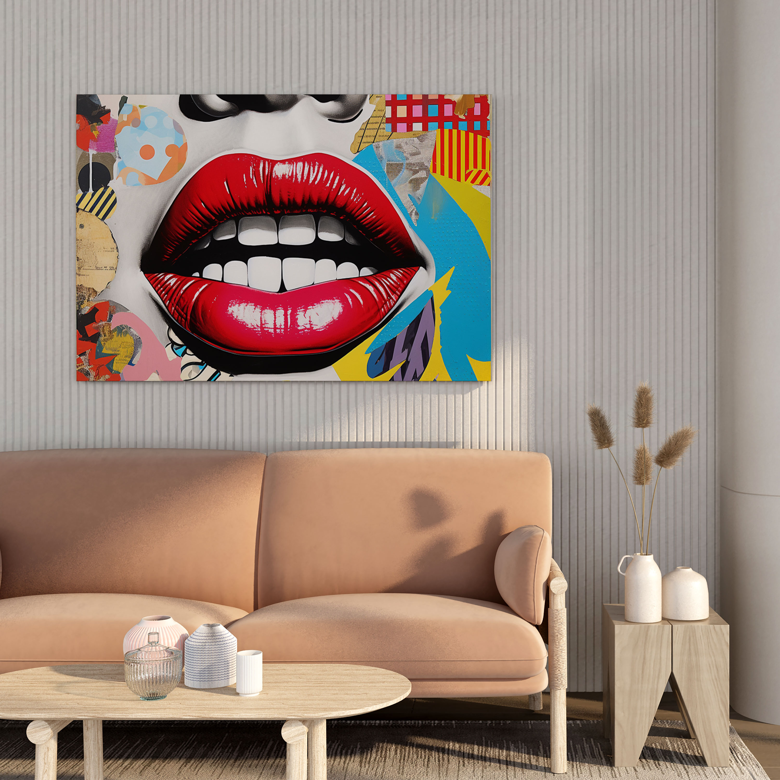 Kiss Wall Art - Pop Art Fusion - Kiss, Canvas Wall Art, Fusion, Pop Art