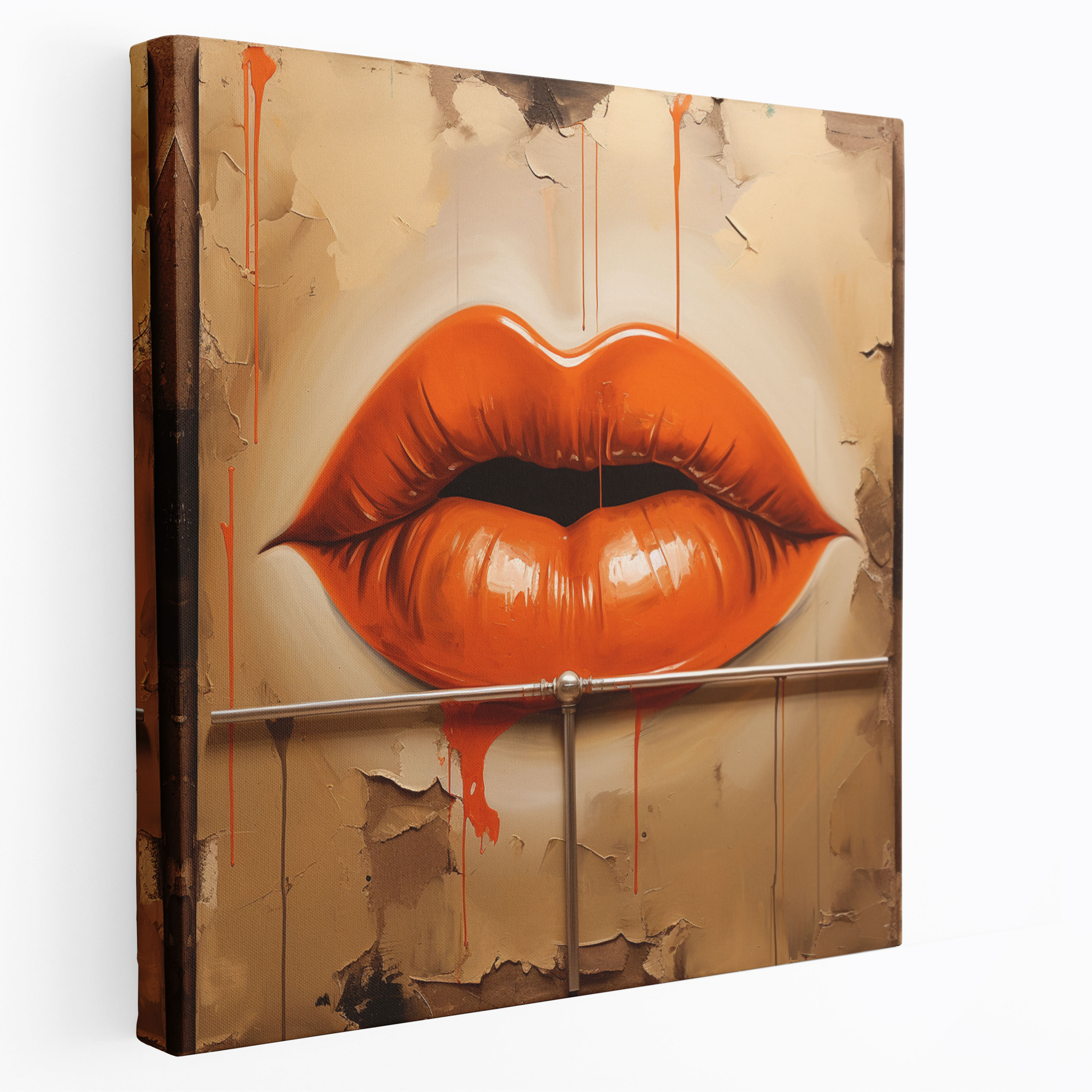 Sweet Kiss Wall Art - Kiss, Canvas, Home Decoration, Wall Decoration