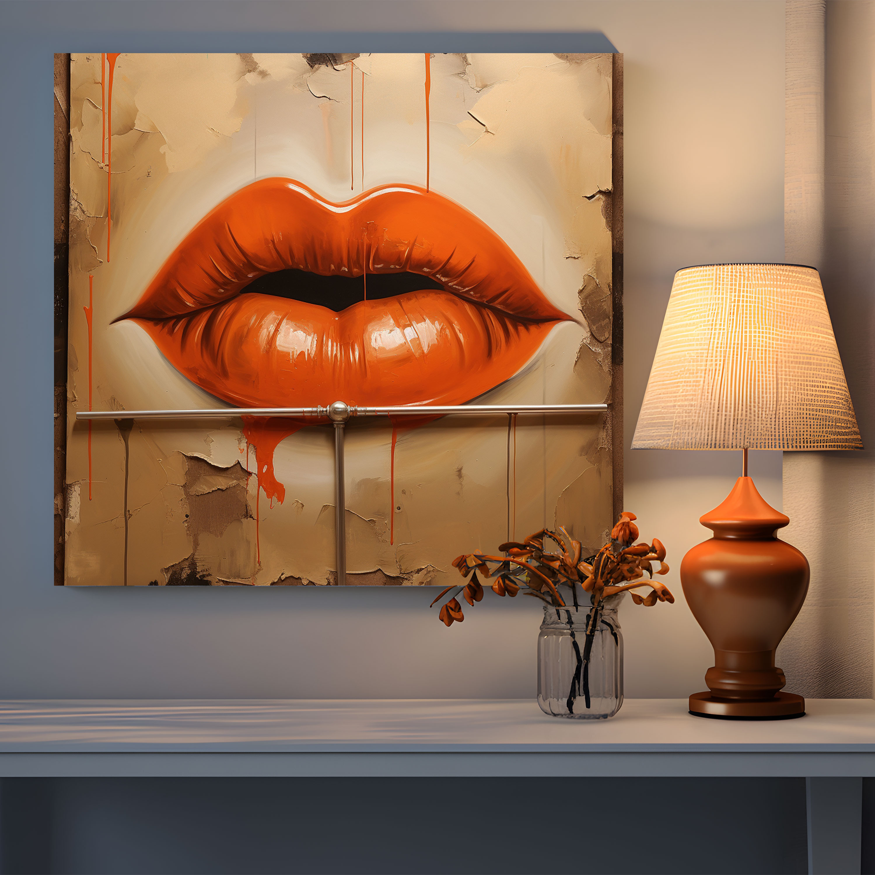 Sweet Kiss Wall Art - Kiss, Canvas, Home Decoration, Wall Decoration