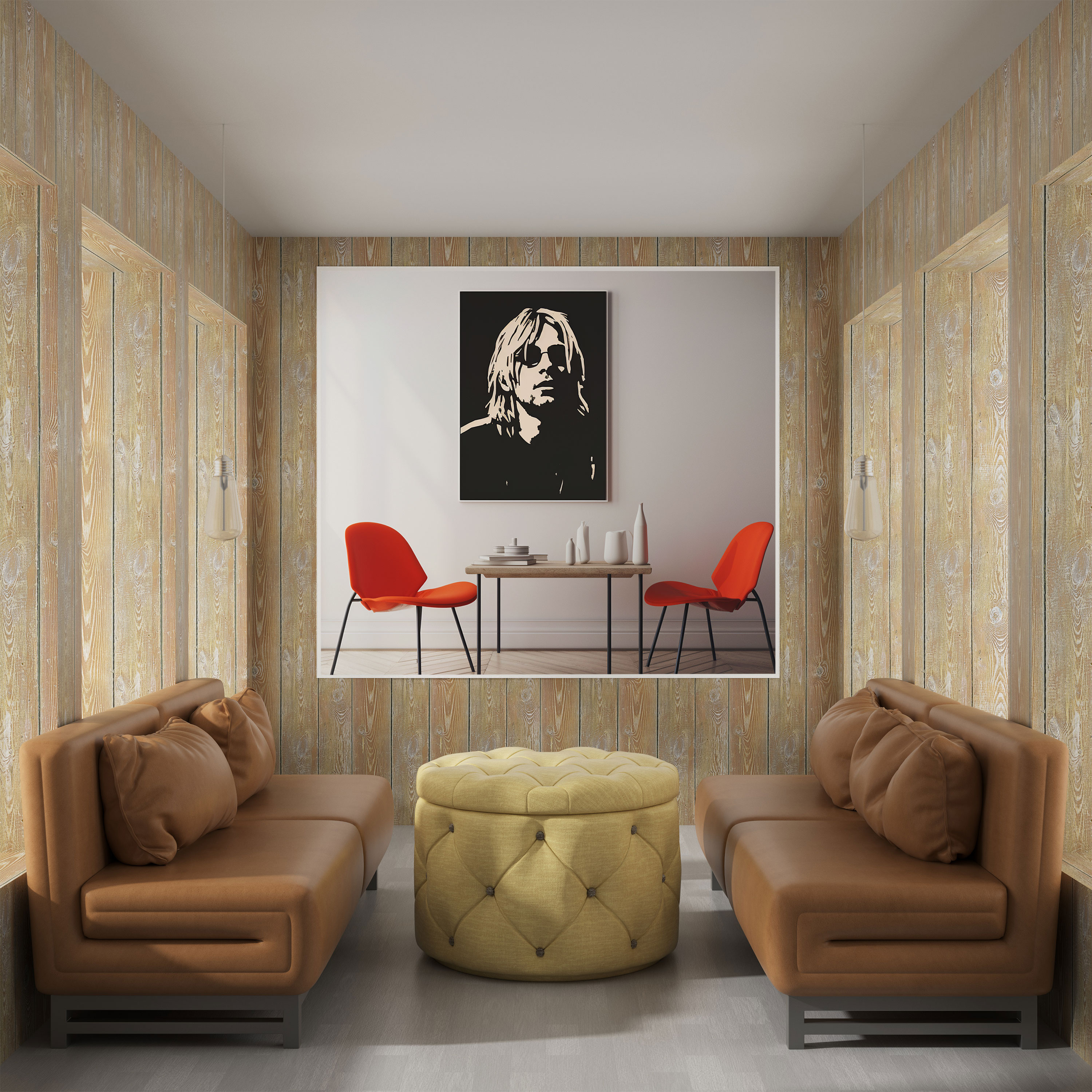 Kurt Cobain Canvas Print - Minimalistic Wall Art - Kurt Cobain, Kurt Cobain, Canvas Print, Wall Art