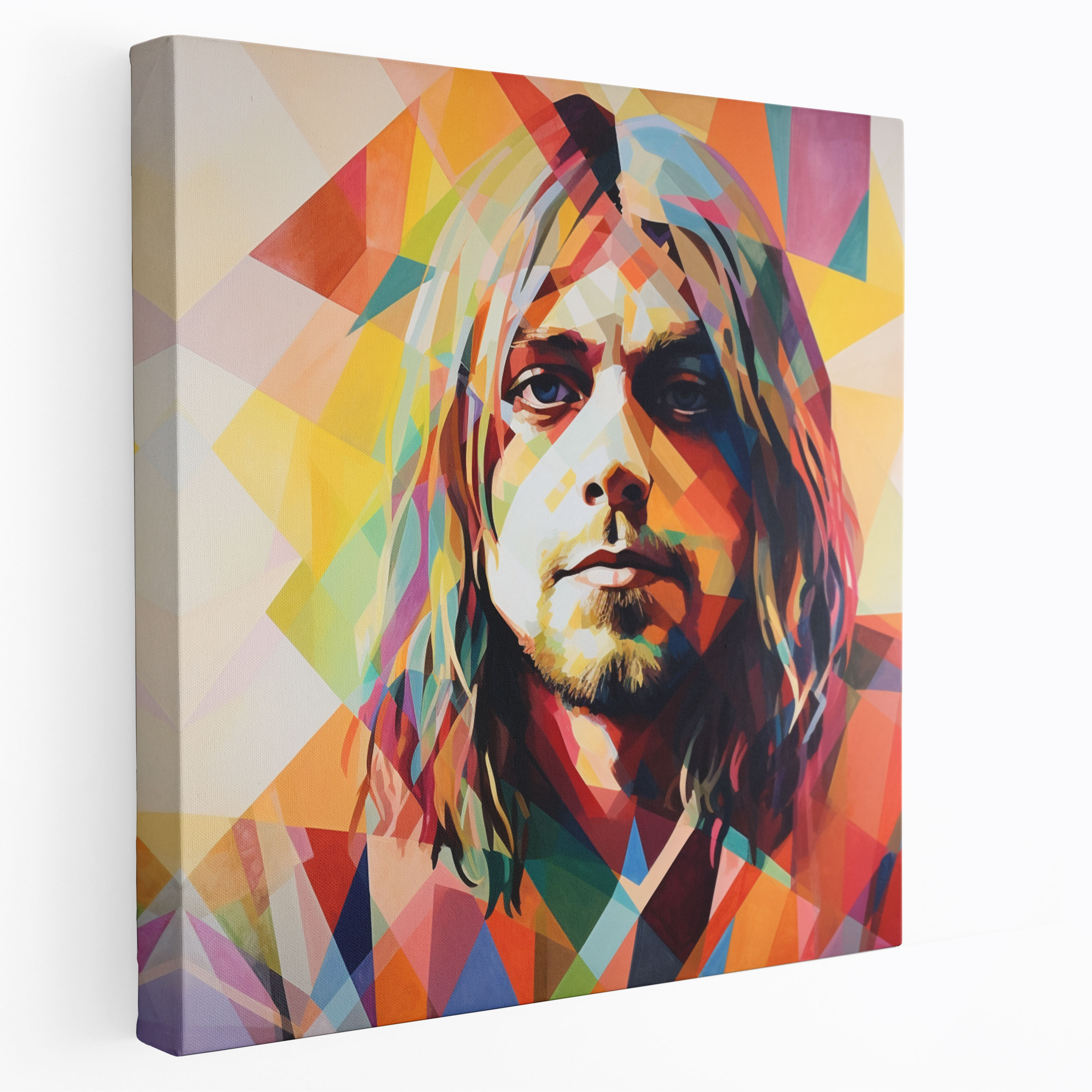 Kurt Cobain Wall Art - Kurt Cobain, Canvas Wall Art, Home Decoration, Canvas