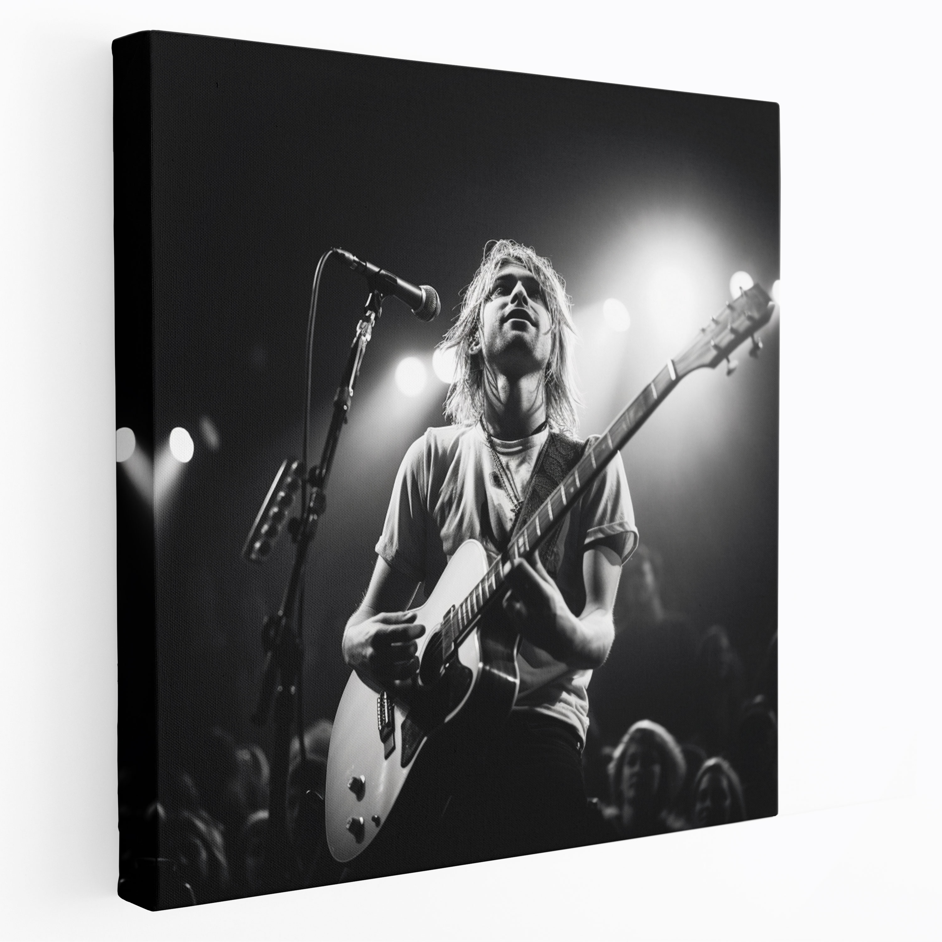 Kurt Cobain Canvas Print - Captivating Wall Art - Kurt Cobain, Photograph, Wall Art, Canvas