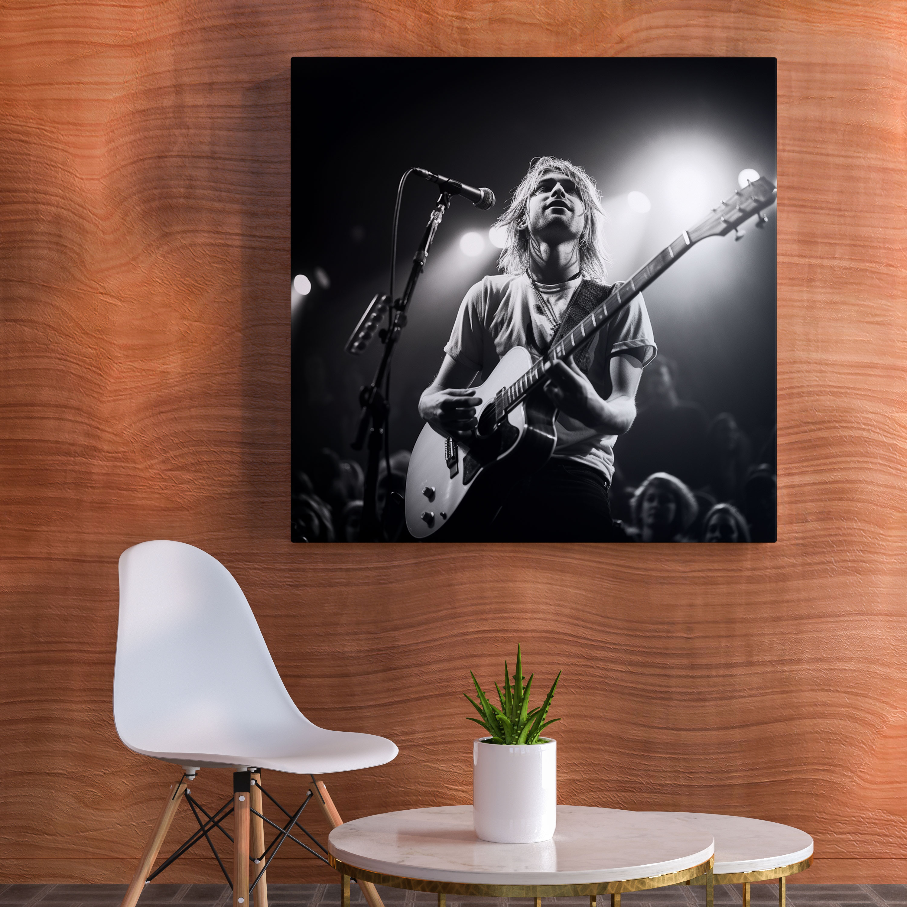 Kurt Cobain Canvas Print - Captivating Wall Art - Kurt Cobain, Photograph, Wall Art, Canvas