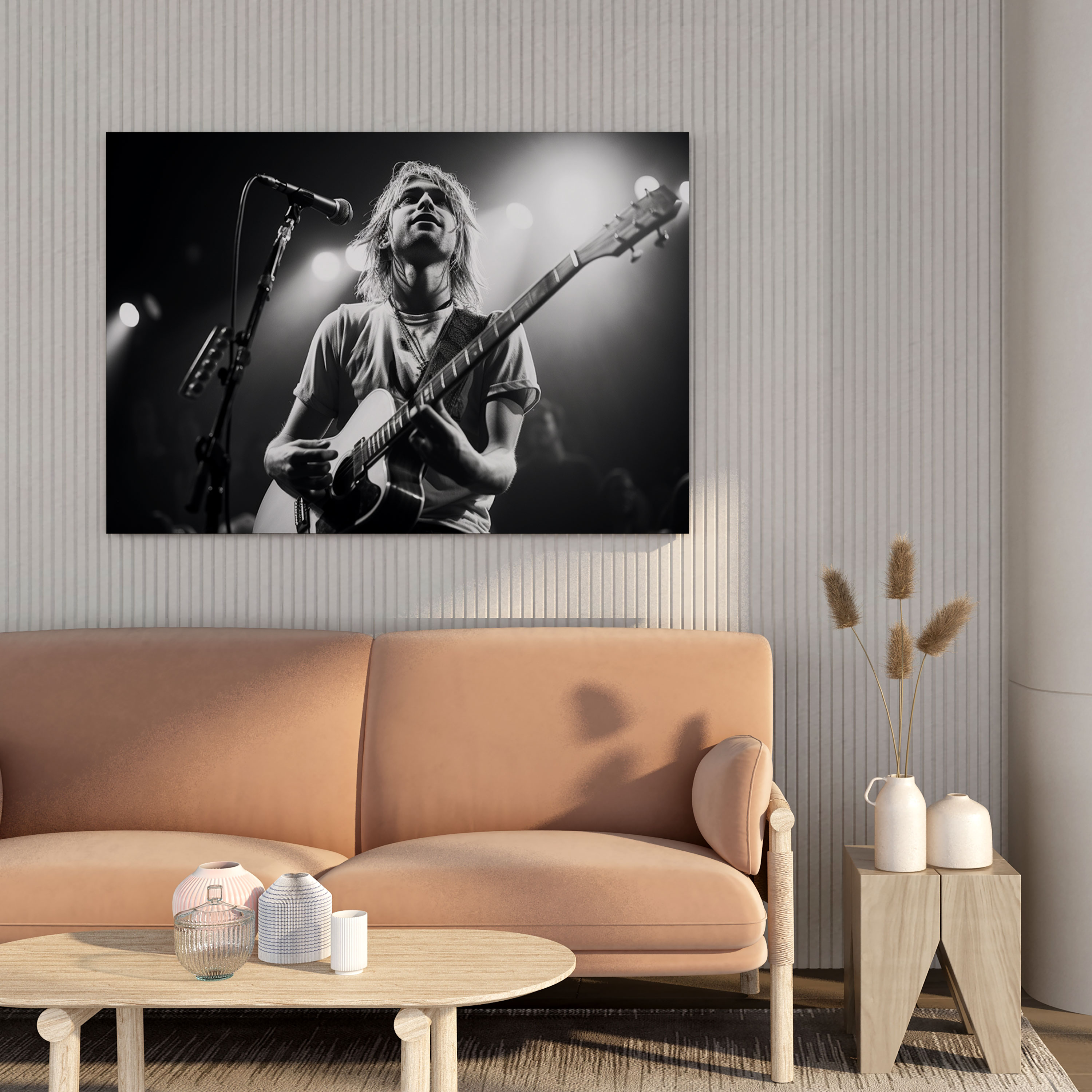 Kurt Cobain Canvas Print - Captivating Wall Art - Kurt Cobain, Photograph, Wall Art, Canvas