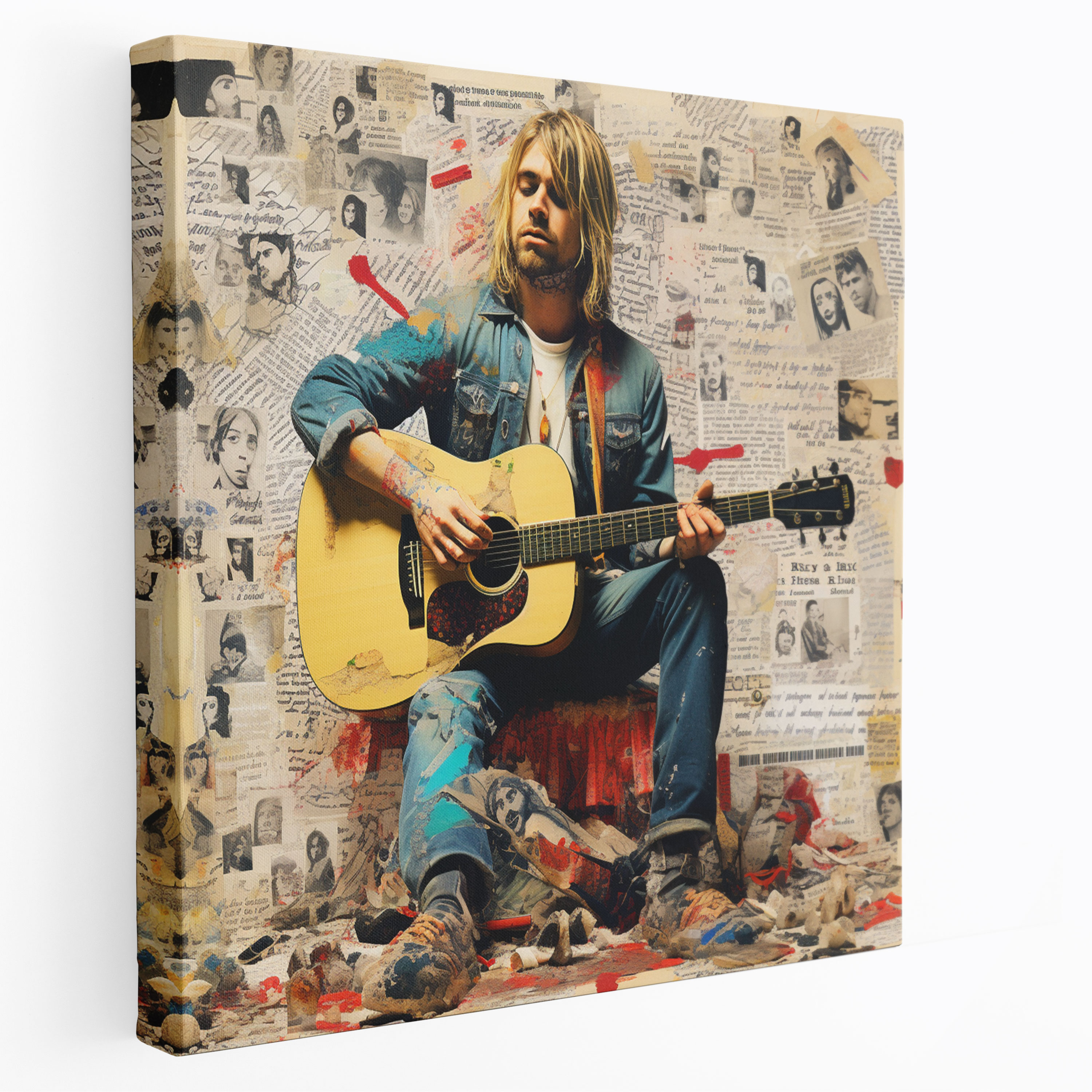 Kurt Cobain Wall Decoration - Kurt Cobain, Kurt Cobain, Nirvana, Kurt Cobain Lyrics