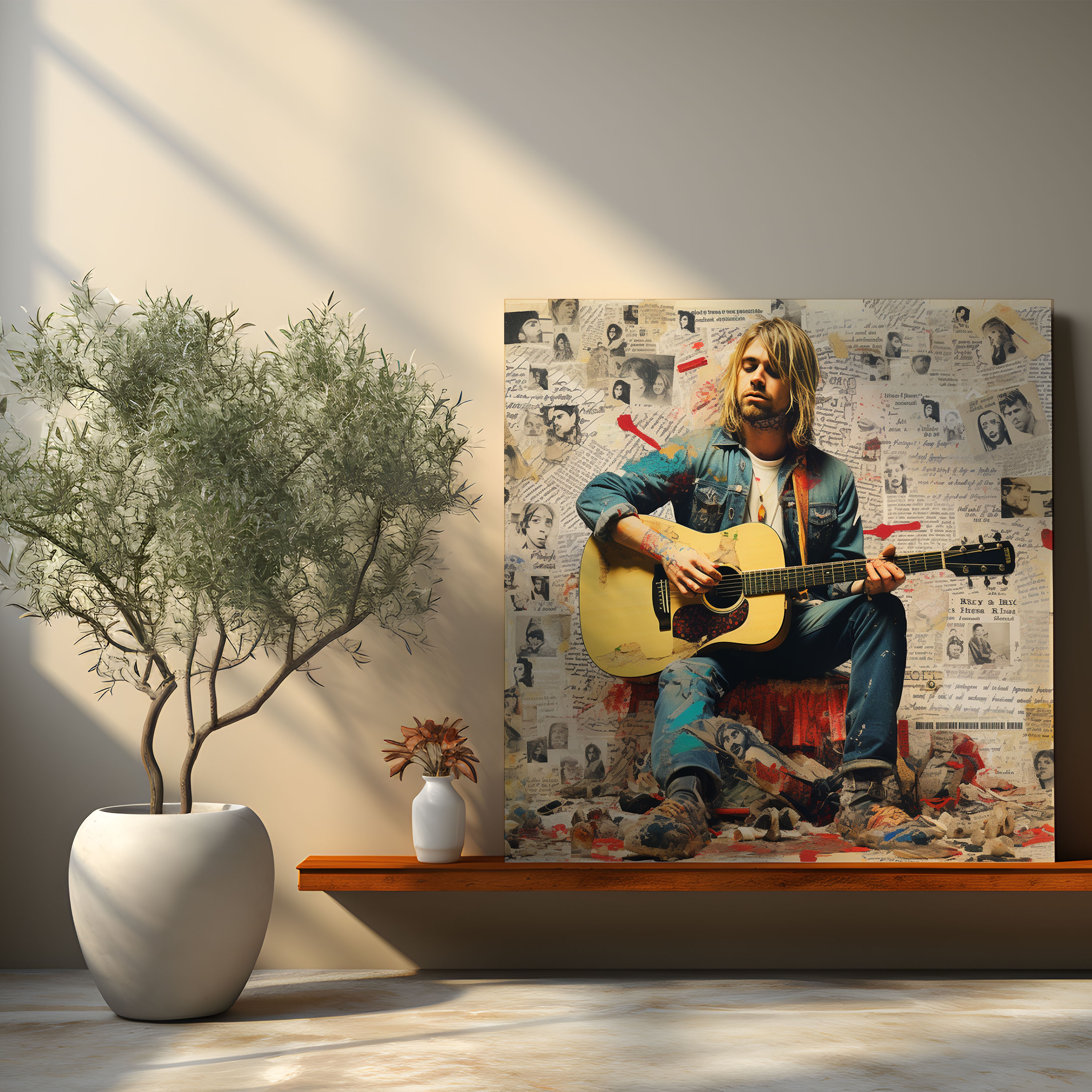 Kurt Cobain Wall Decoration - Kurt Cobain, Kurt Cobain, Nirvana, Kurt Cobain Lyrics