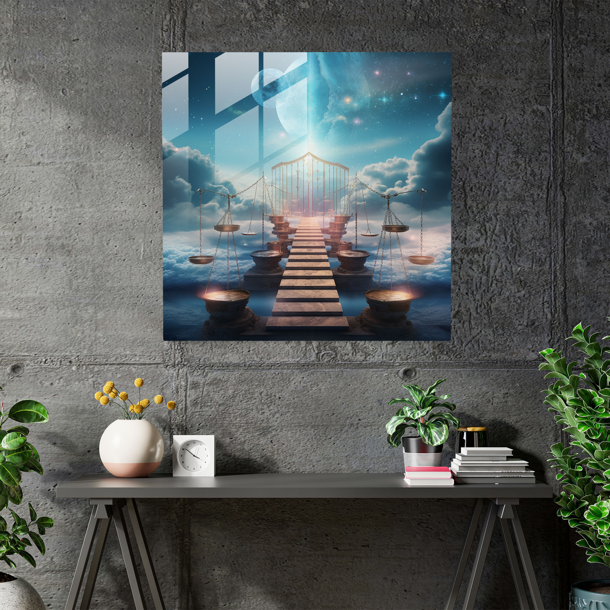 Pathway To Justice Glass Print - Law, Glass Print, Pathway, Glass Wall Art
