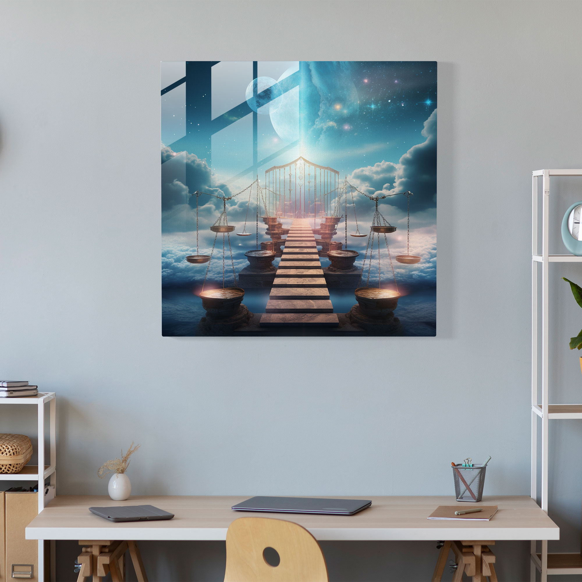 Pathway To Justice Glass Print - Law, Glass Print, Pathway, Glass Wall Art