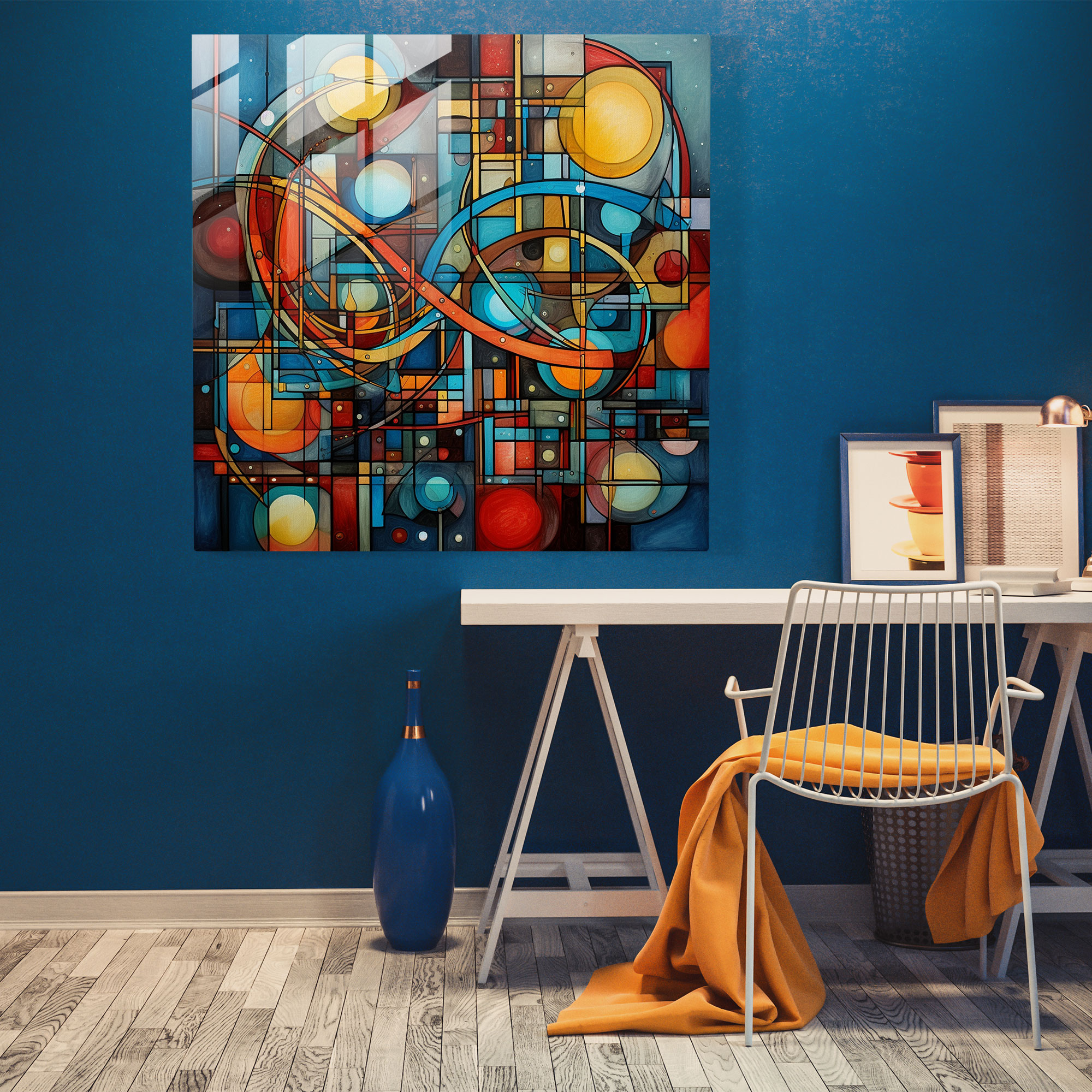 Intricate Legal System Glass Print - Law, Intricate, Glass Wall Art, Home Decoration