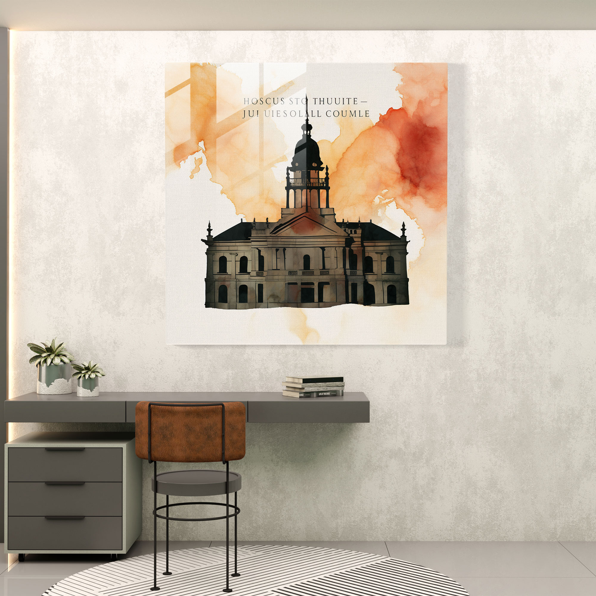 Justice Quotes Glass Print - Law, Home Decoration, Glass Wall Art, Glass Print