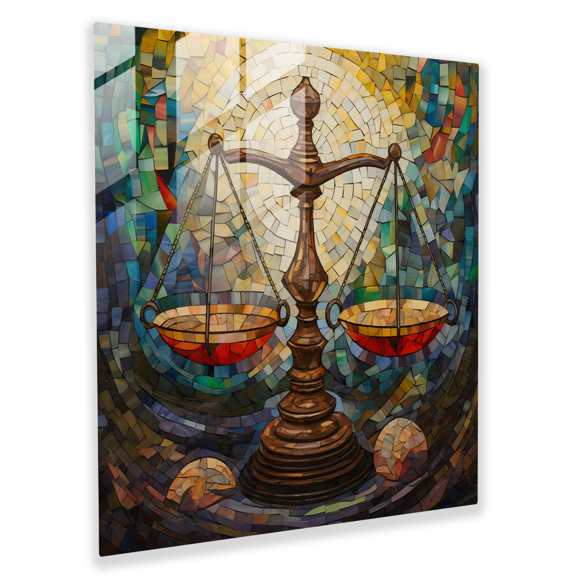 Legal Complexity Glass Print - Law, Glass Wall Art, Legal System, Complexity