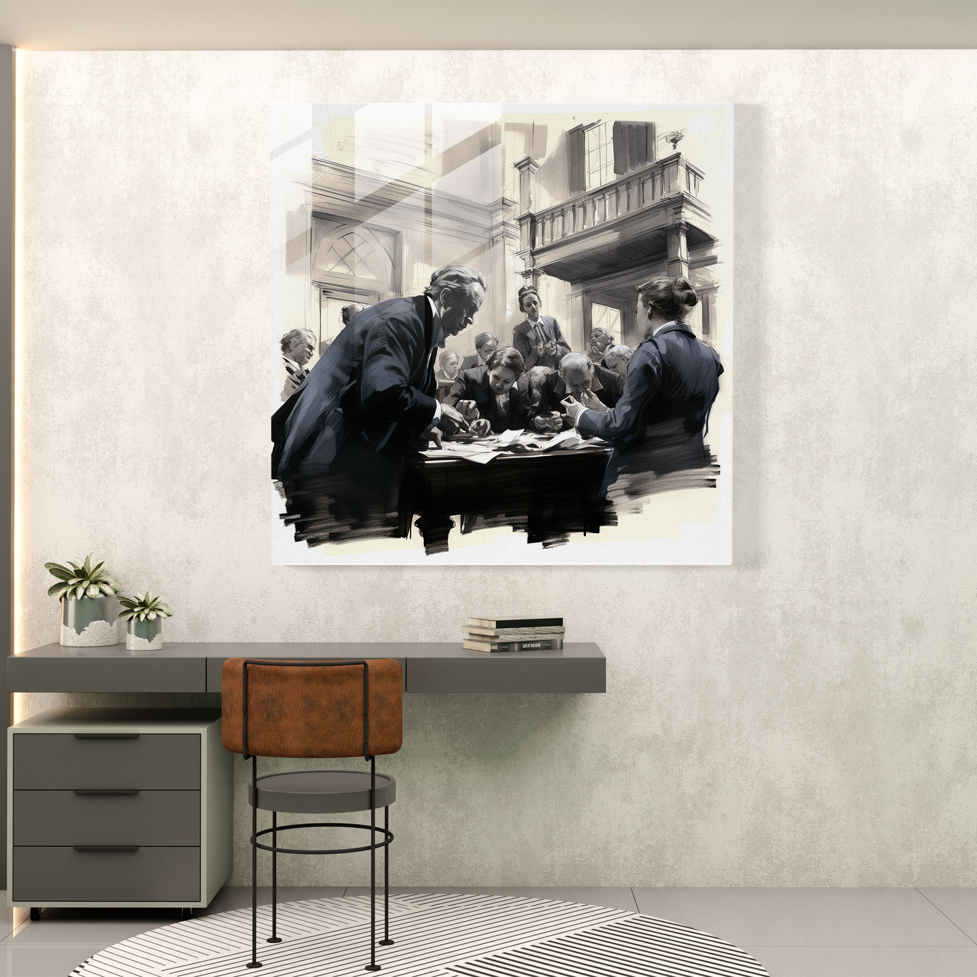 Law & Order Glass Print - Law, Glass Print, Lawyers, Law