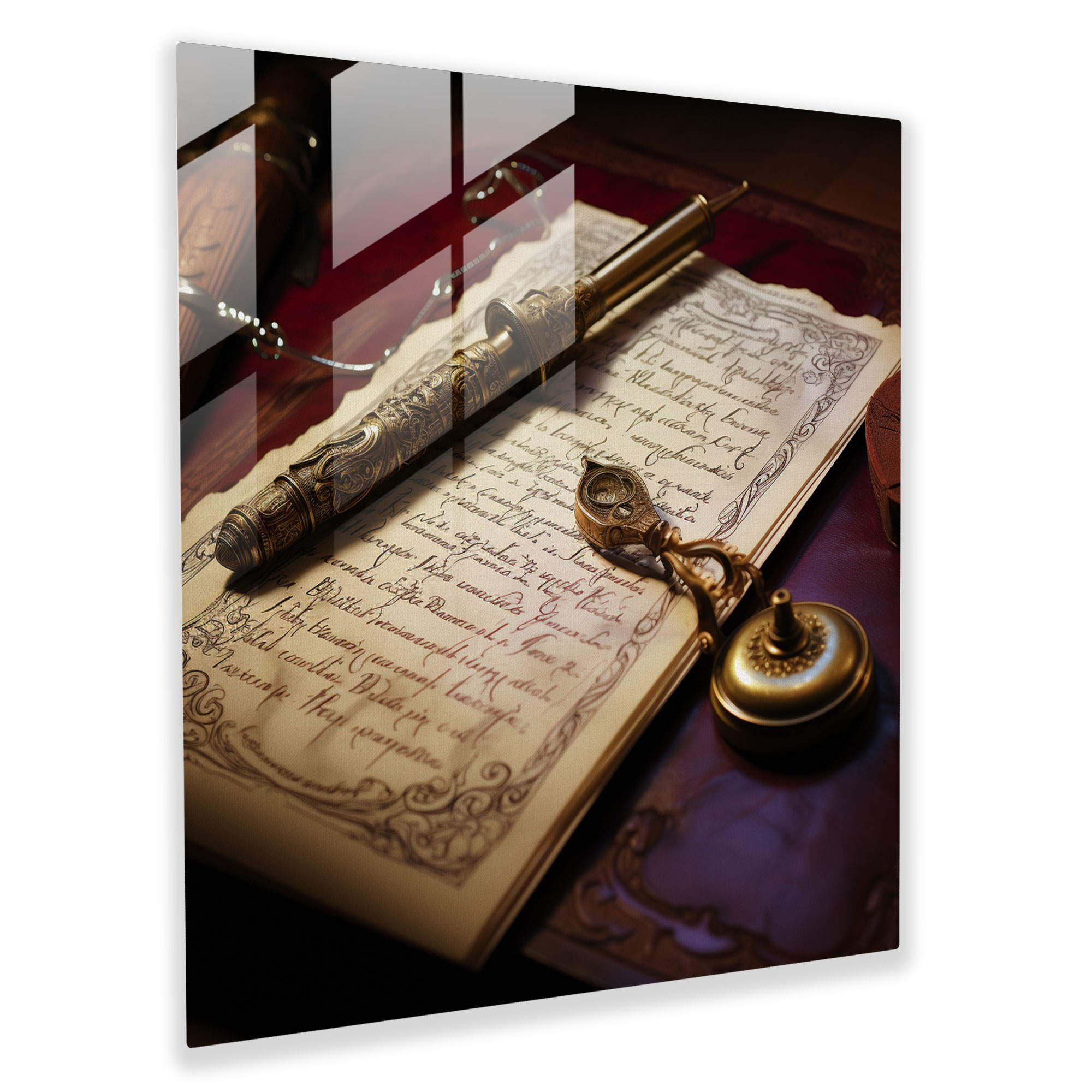 Law Theme Glass Print - Law, Glass Print, Wall Decoration, Glass Wall Art