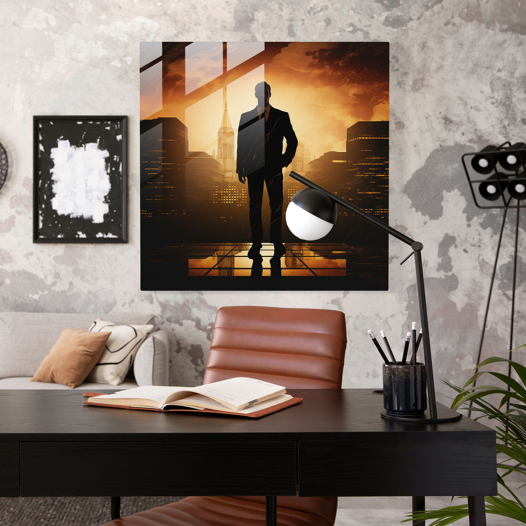 Law Theme Glass Print - Law, Law Theme, Glass Art, Modern Art
