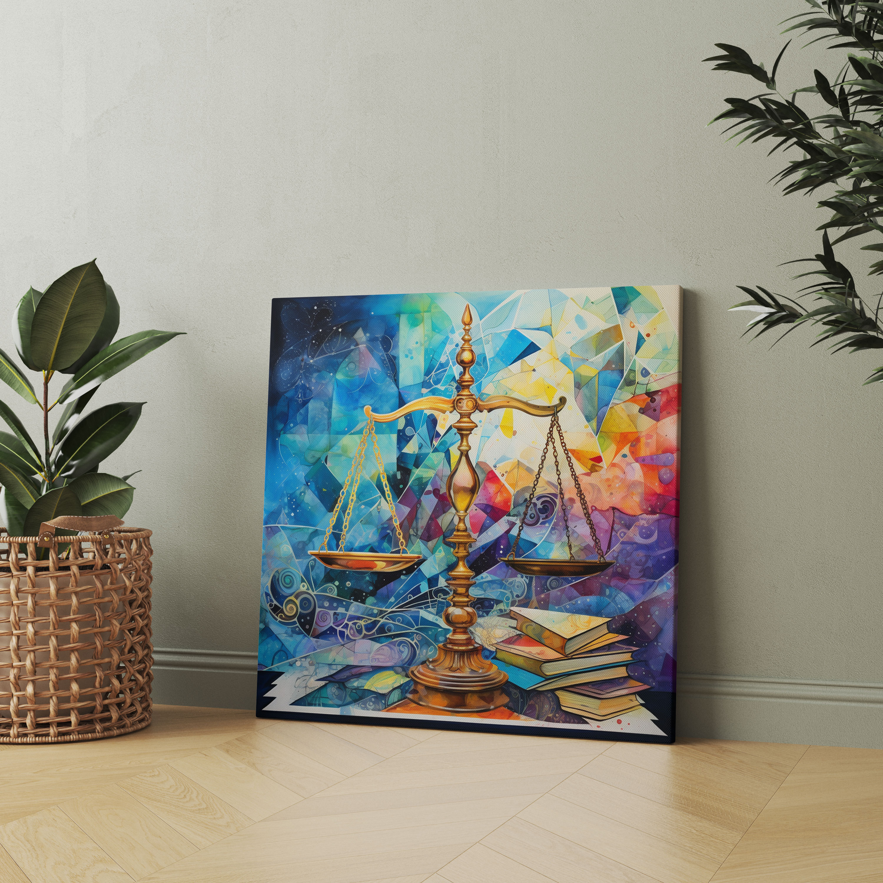 Legal Abstract Canvas Print - Law, Canvas Wall Art, Wall Art, Home Decoration