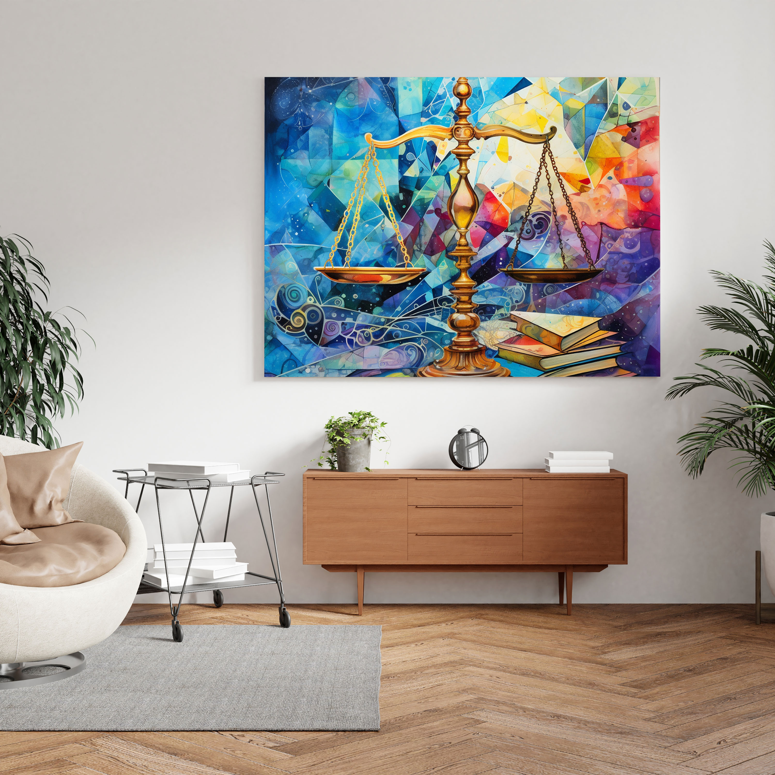Legal Abstract Canvas Print - Law, Canvas Wall Art, Wall Art, Home Decoration