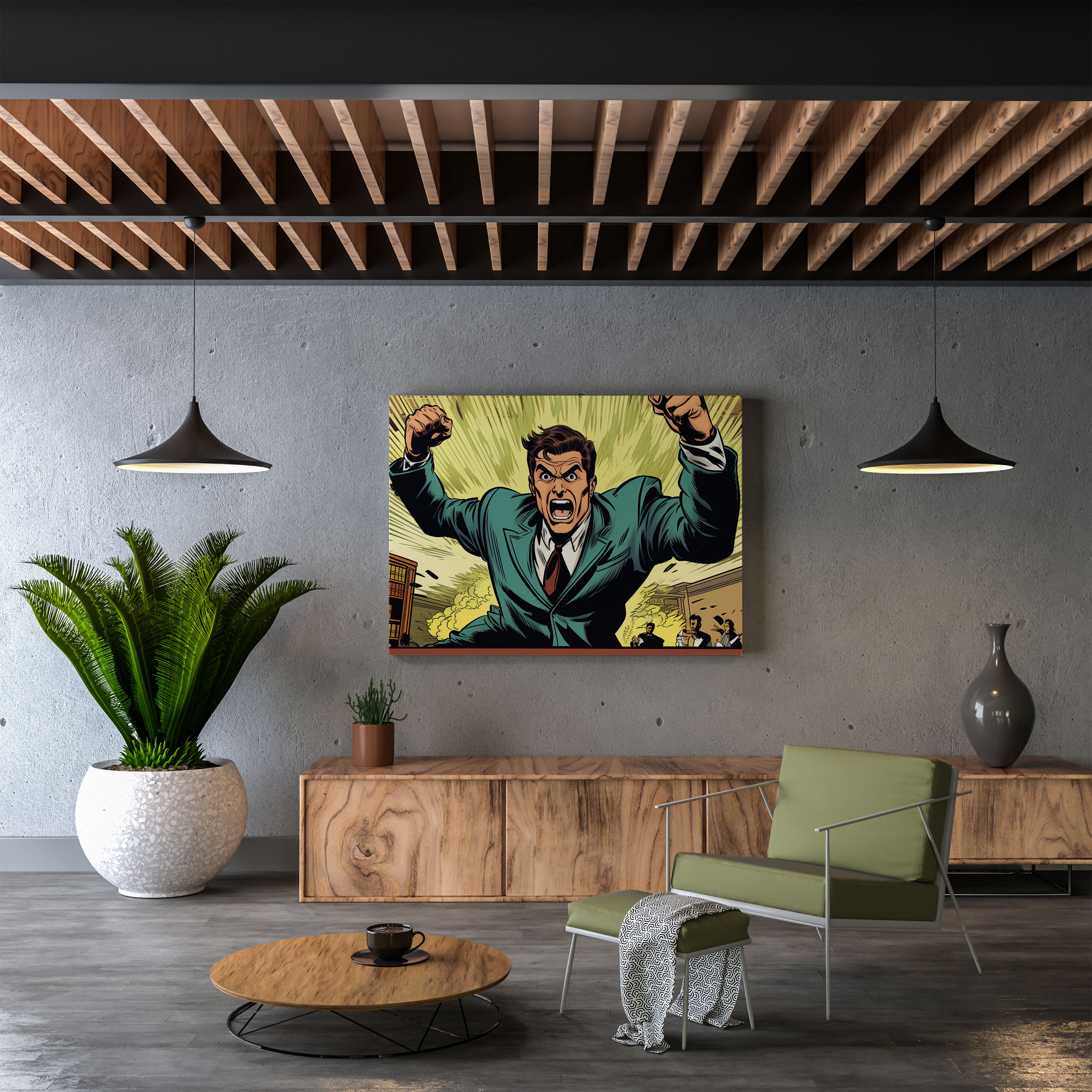 Law Canvas Print - Comic Book Lawyer - Law, Lawyer, Courtroom Dramas, Law Canvas Print