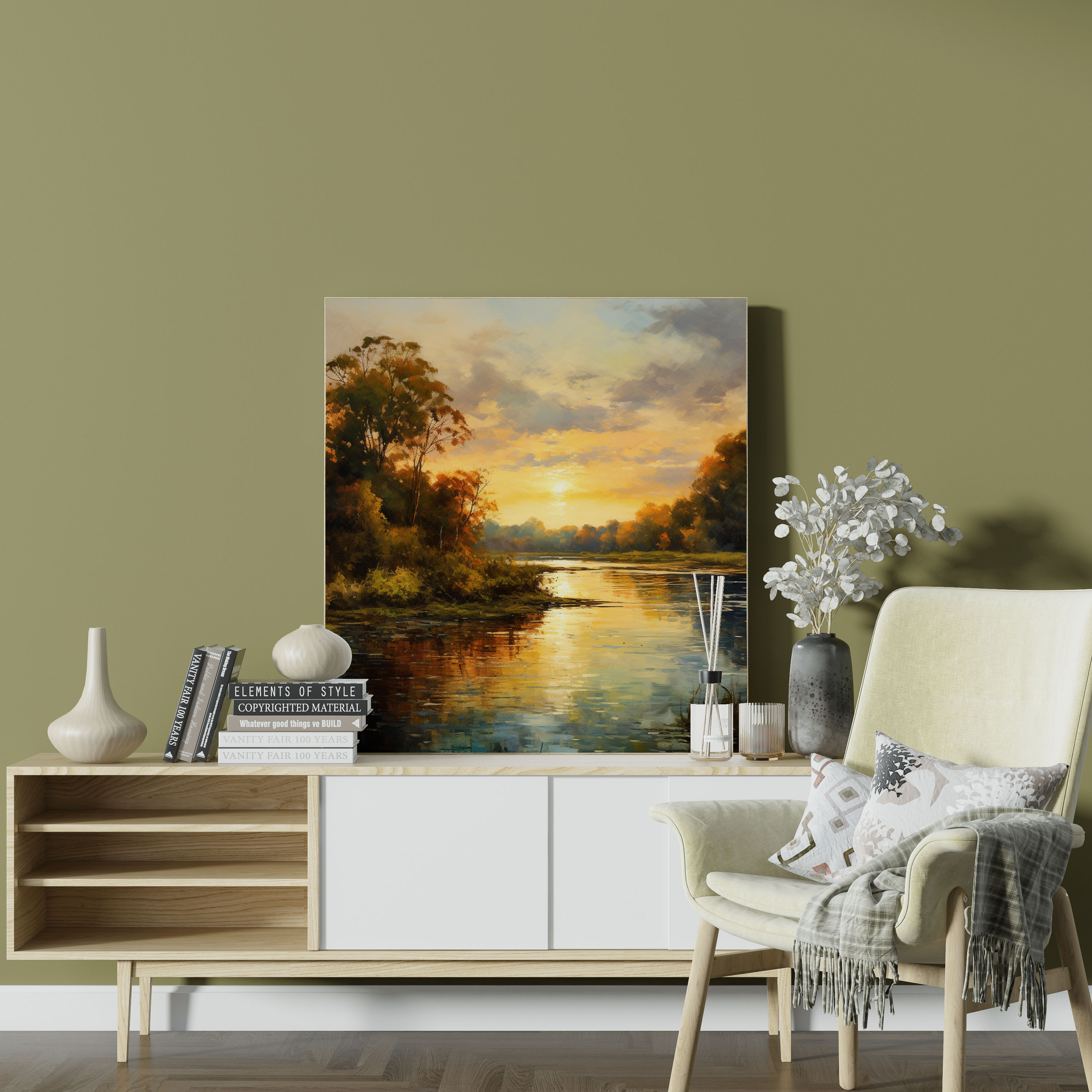 Law Canvas Print - Impressionist Landscape - Law, Impressionist Painting, Justice, Wall Decoration