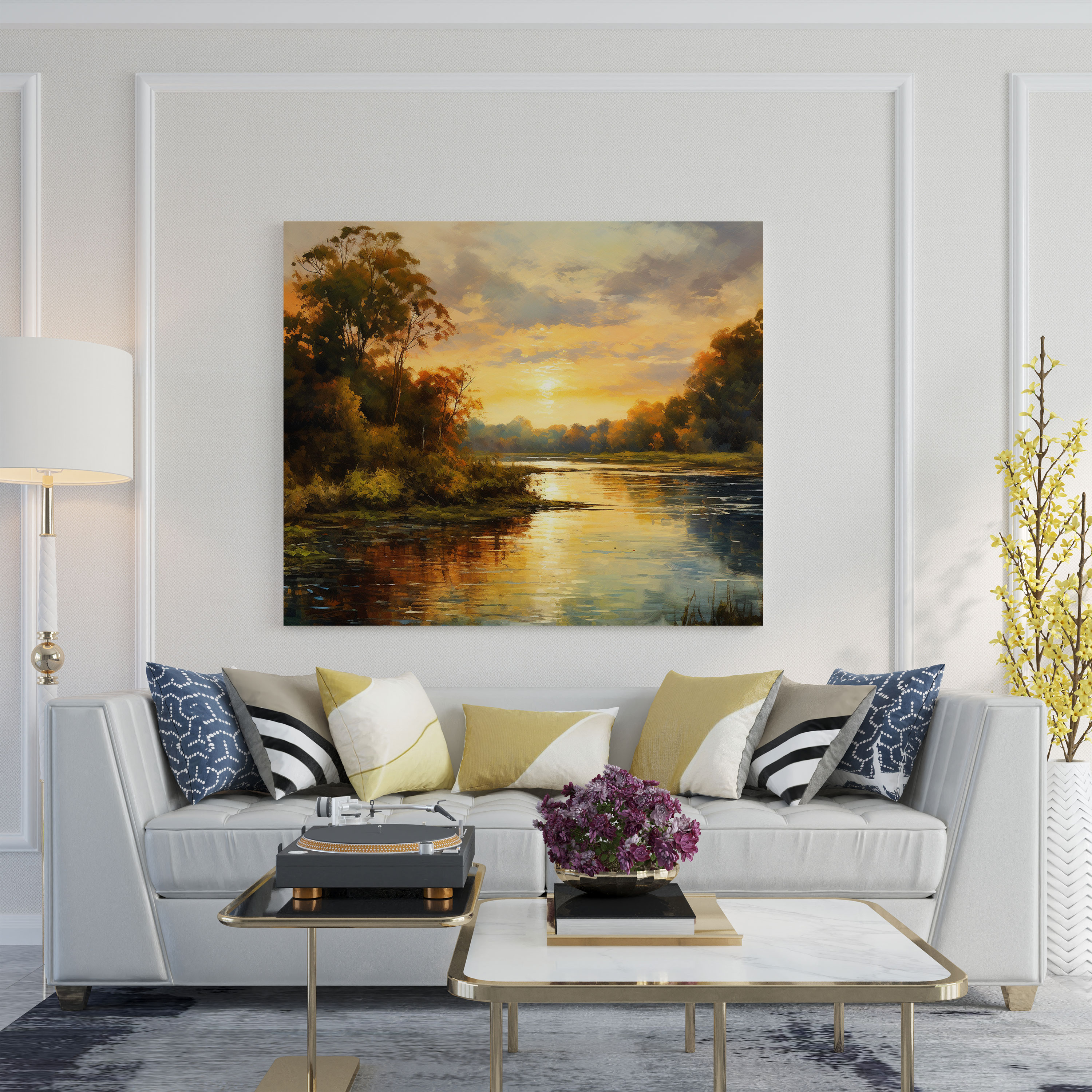 Law Canvas Print - Impressionist Landscape - Law, Impressionist Painting, Justice, Wall Decoration