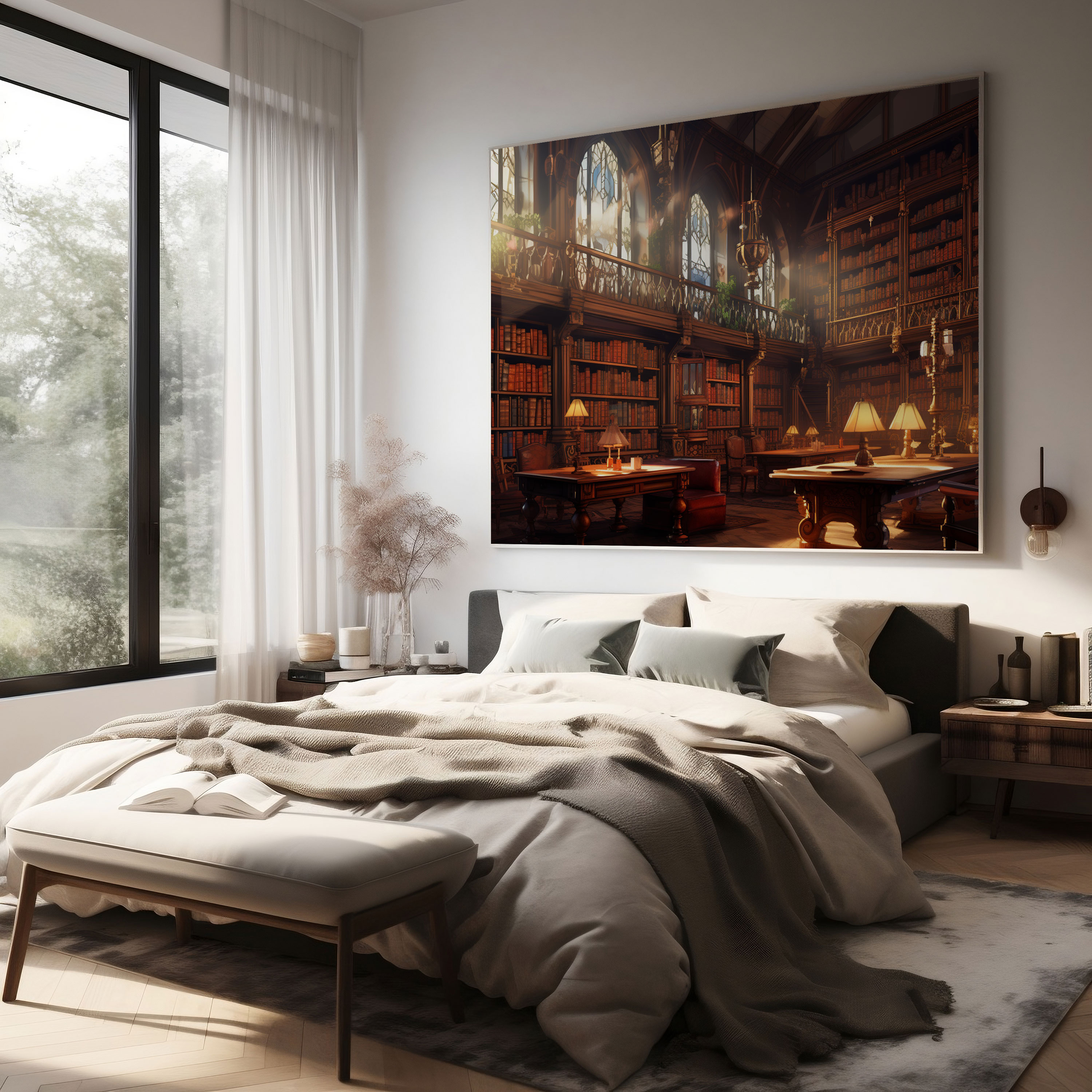 Law Canvas Print - Law Library - Law, Law Canvas Print, Wall Art, Antique Furniture