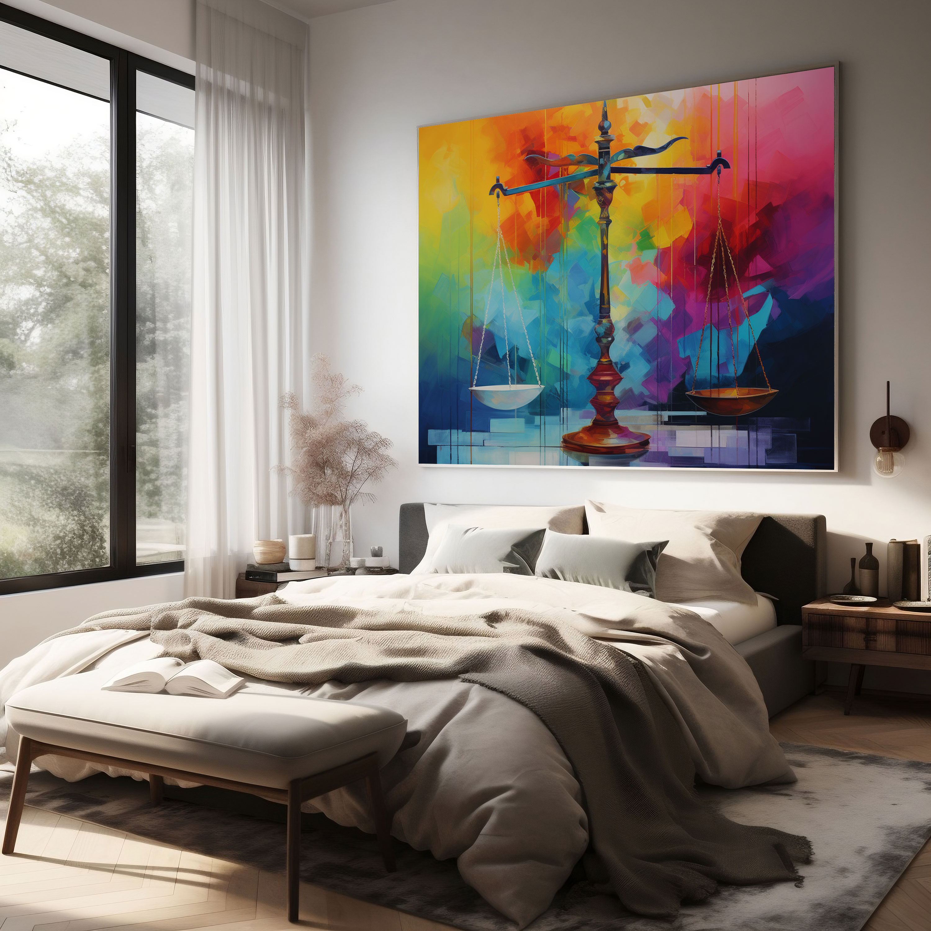 Balance And Justice Canvas Print - Law, Balance And Justice Canvas Print, Canvas Wall Art, Canvas