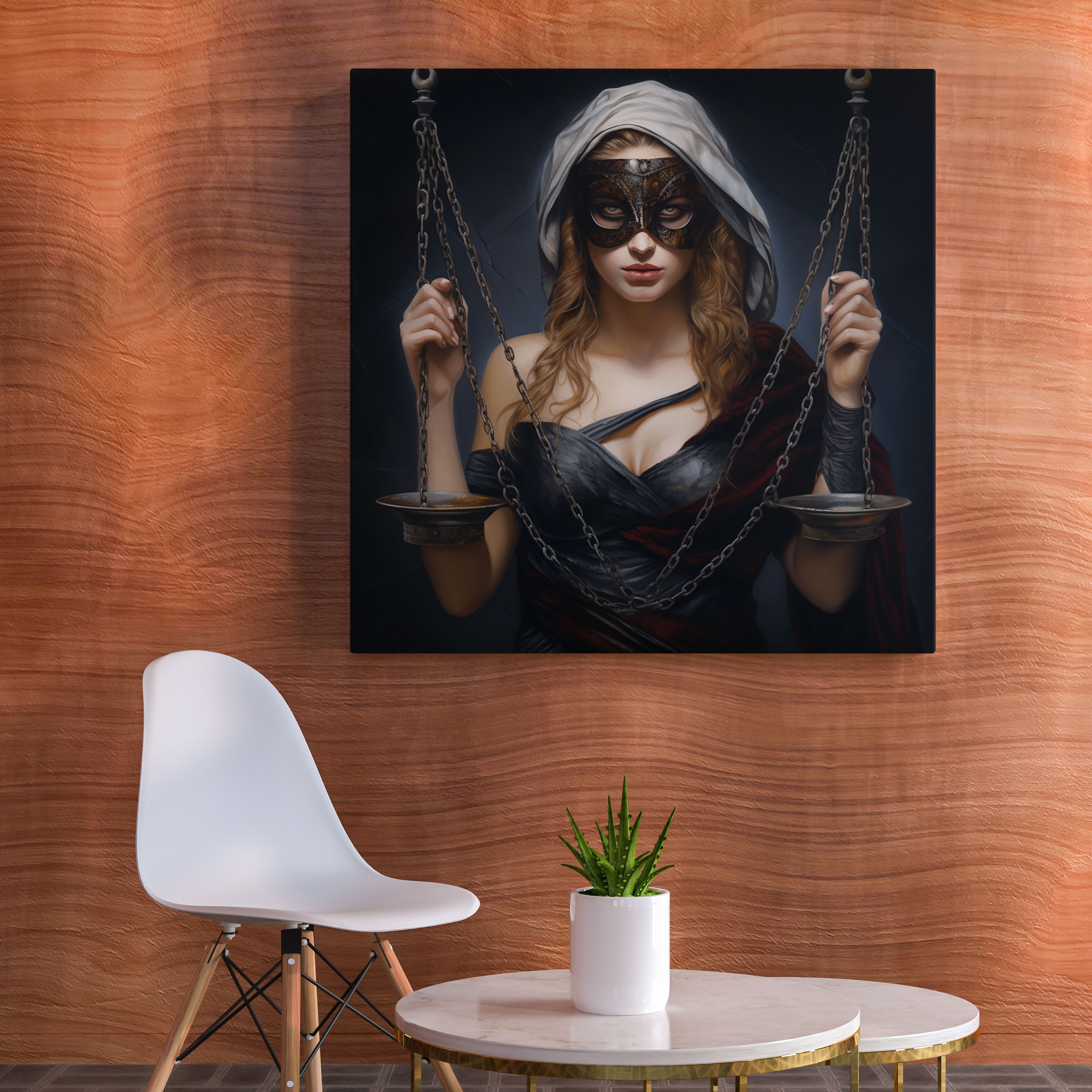 Lady Justice Canvas Print - Law, Canvas Wall Art, Canvas, Wall Decoration