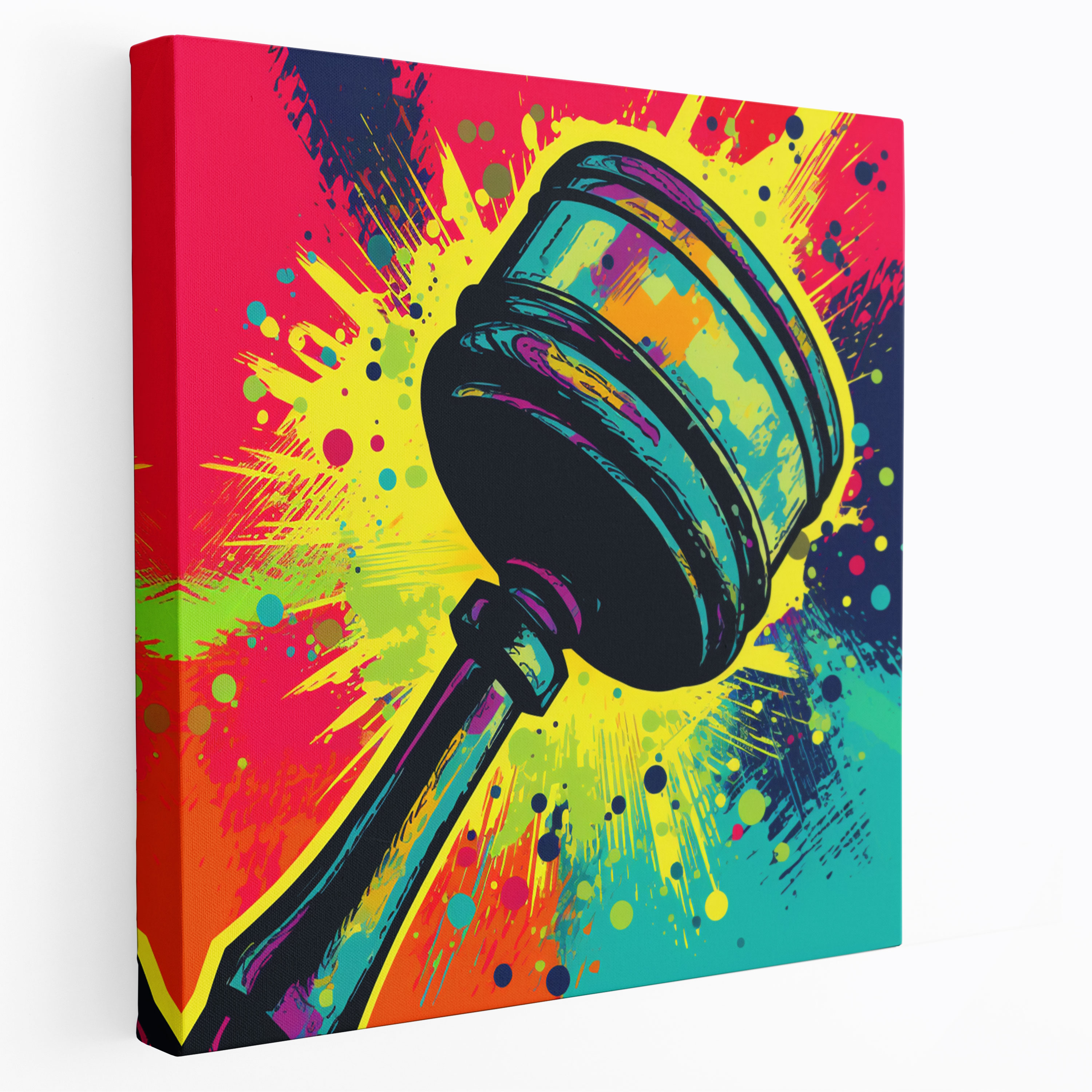 Dynamic Impact Canvas Print - Law, Canvas Print, Wall Decoration, Wall Art