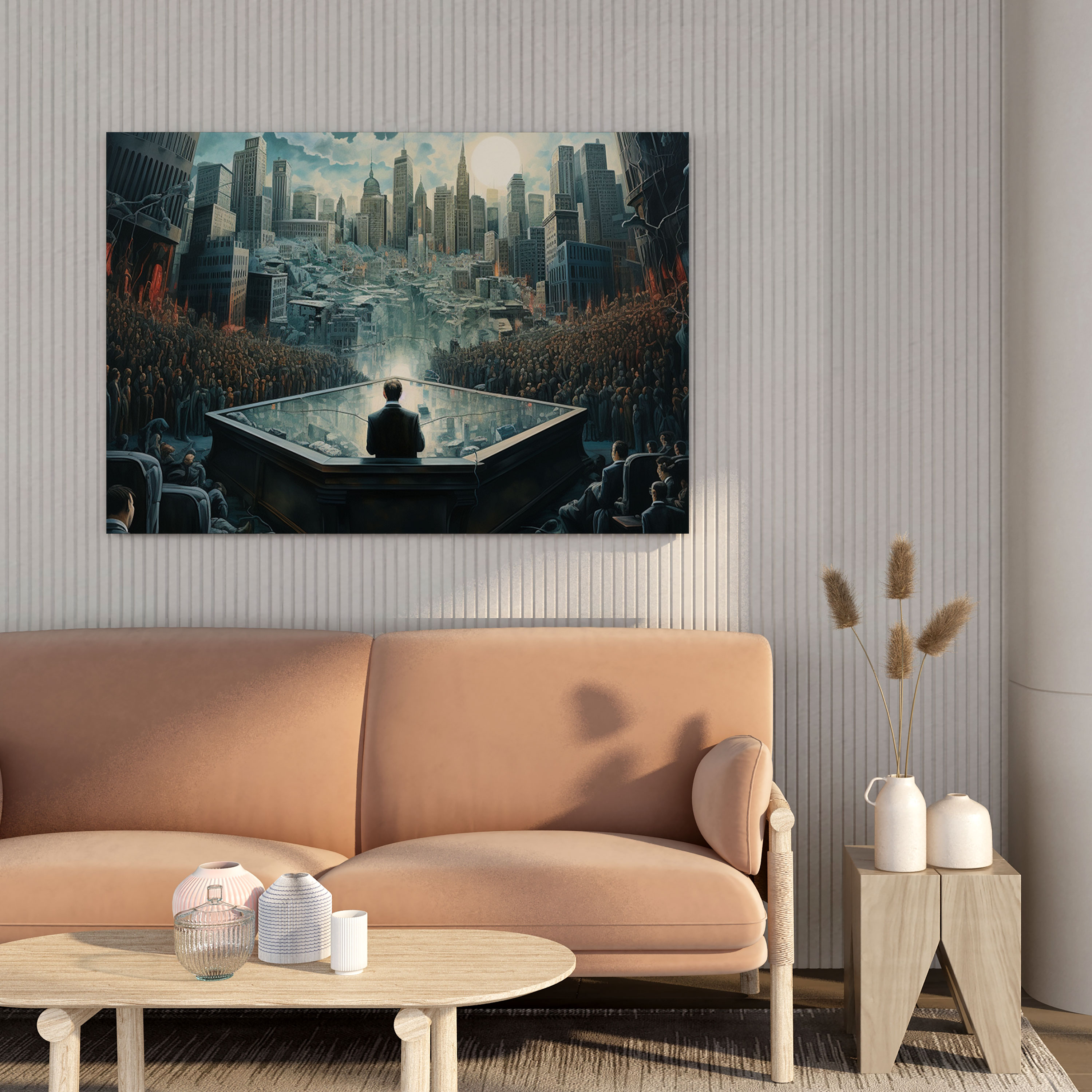 Interconnectedness Of Law Canvas Print - Law, Canvas Wall Art, Wall Art, Home Decoration