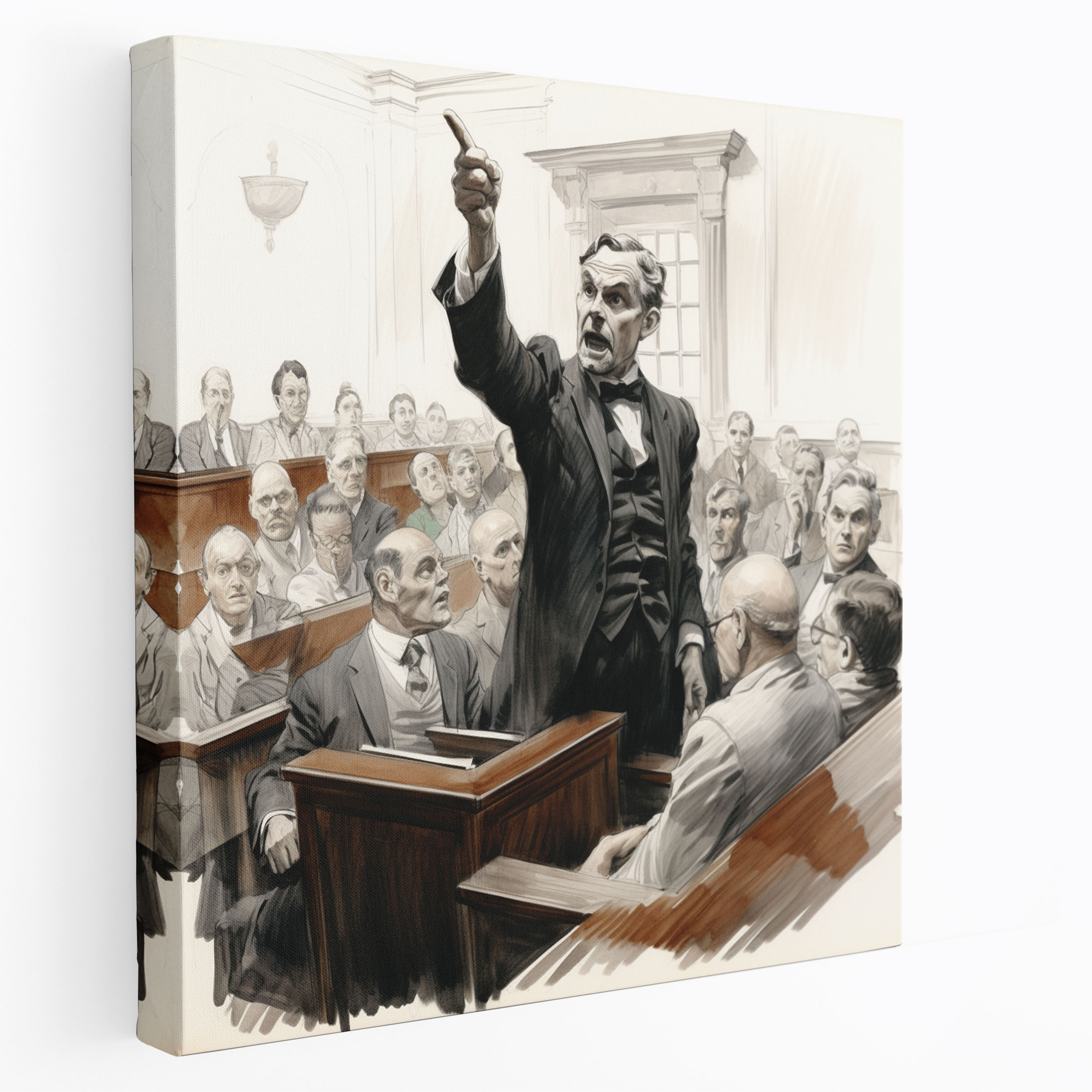 Law & Order Canvas Print - Law, Canvas Wall Art, Law & Order, Canvas
