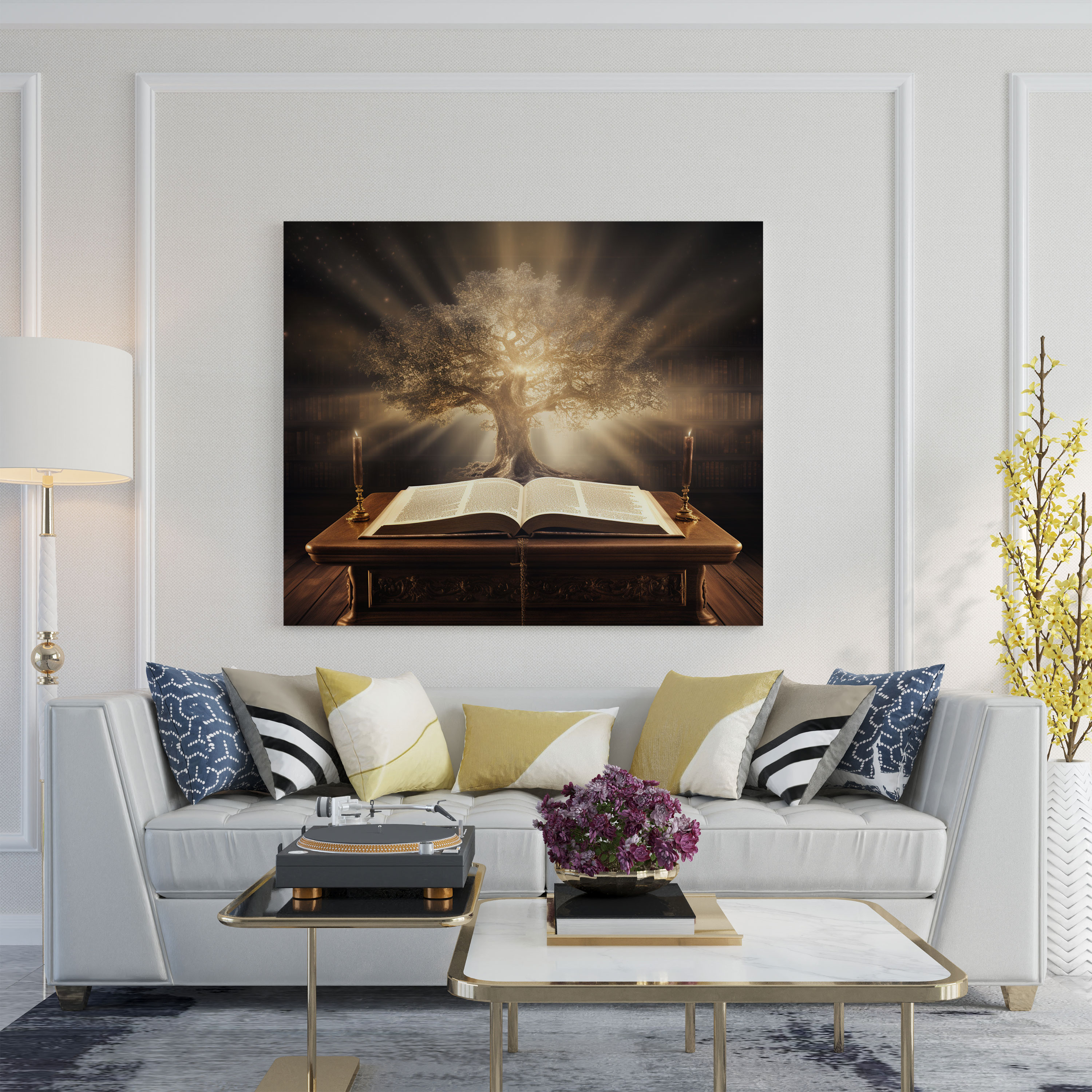 Book Of Laws Canvas Print - Law, Justice, Canvas Wall Art, Wall Art