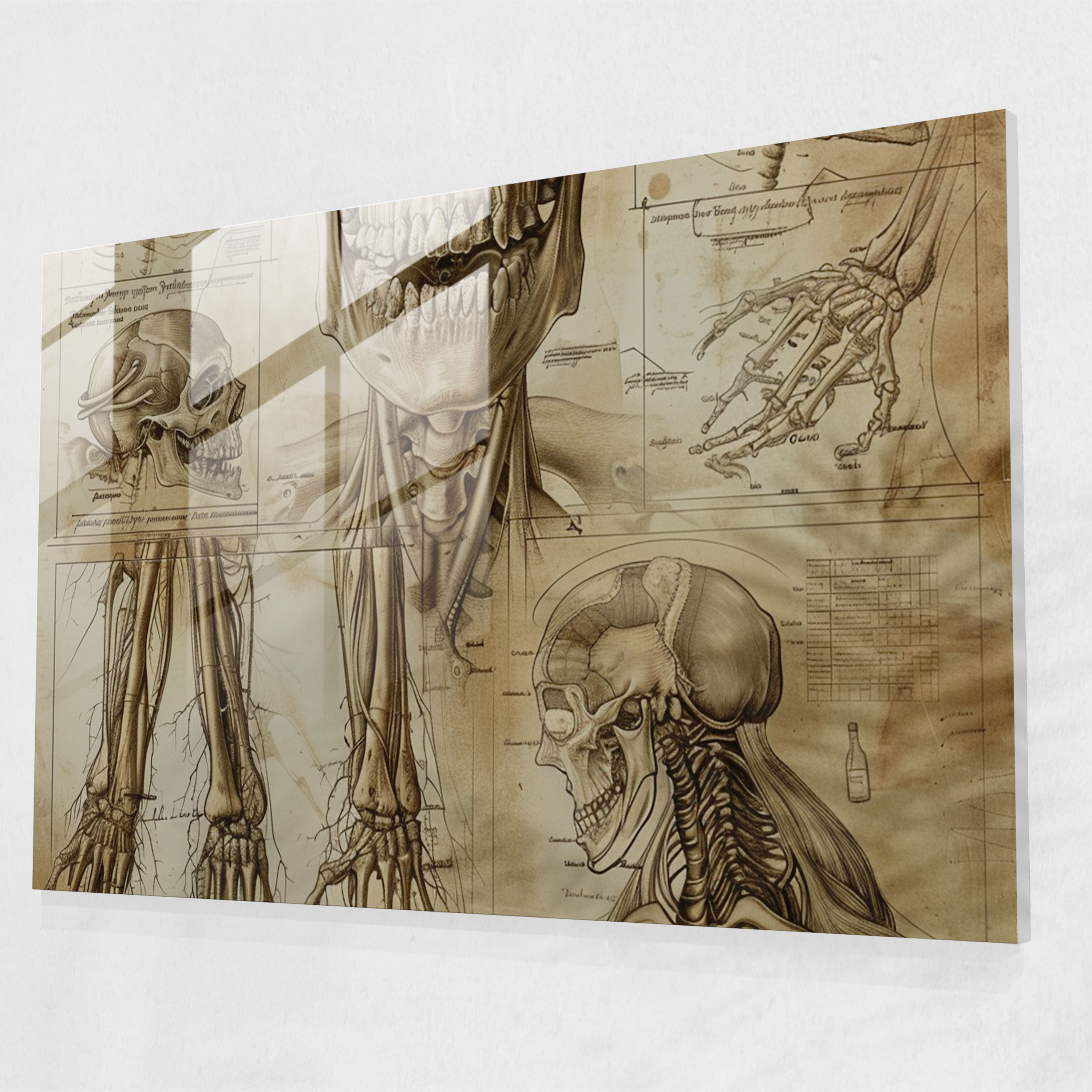 Leonardo Da Vinci Glass Art - Leonardo Da Vinci, Modern Art, Leonardo Da Vinci, Glass Art