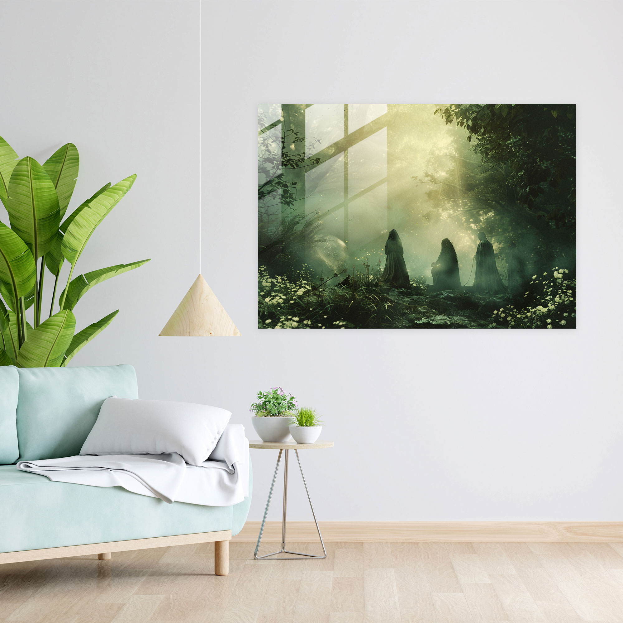 Surreal Leonardo Da Vinci Glass Wall Art - Leonardo Da Vinci, Modern Art, Glass Print, Glass Art