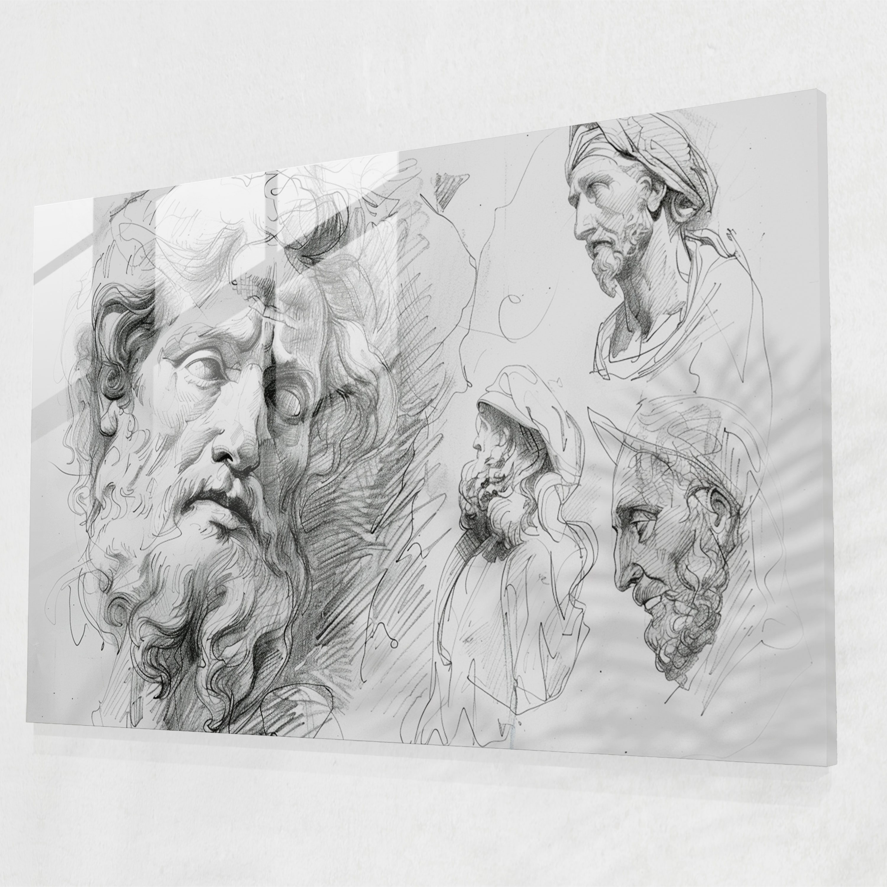Leonardo Da Vinci Glass Art - Leonardo Da Vinci, Modern Art, Glass Art, Leonardo Da Vinci