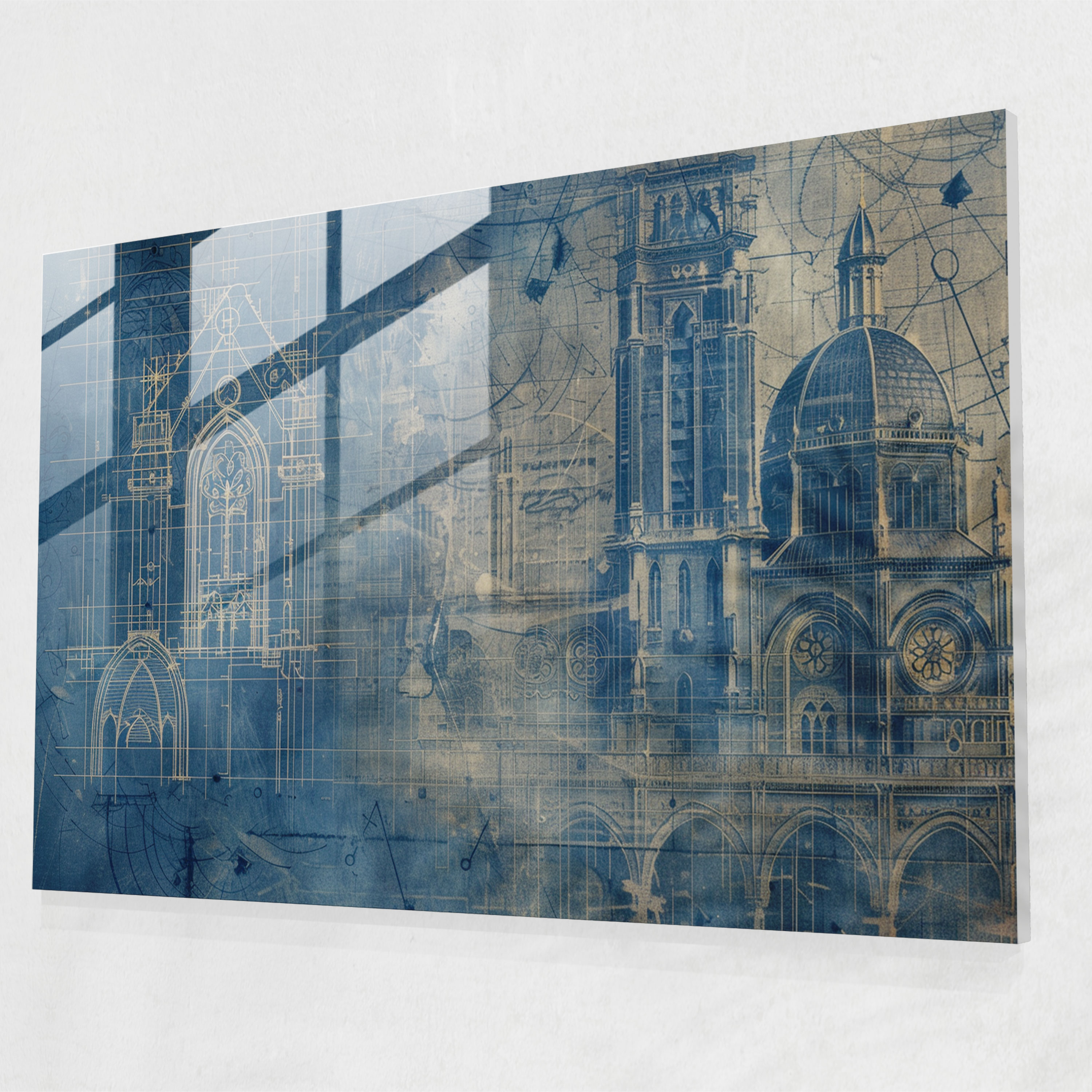 Leonardo Da Vinci Modern Art - Leonardo Da Vinci, Glass Print, Leonardo Da Vinci, Glass Art