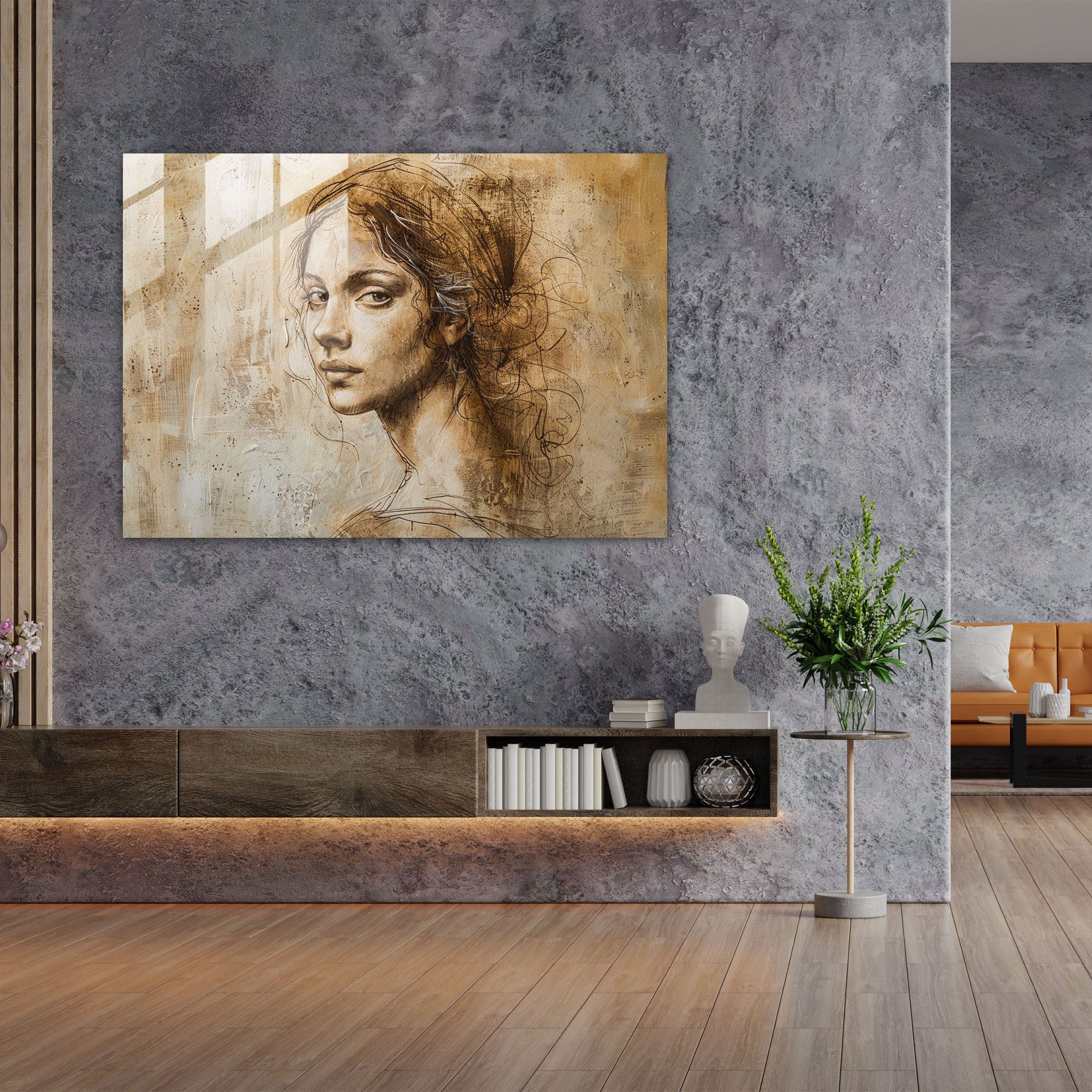 Leonardo Da Vinci Glass Print - Leonardo Da Vinci, Modern Art, Glass Wall Art, Glass Print