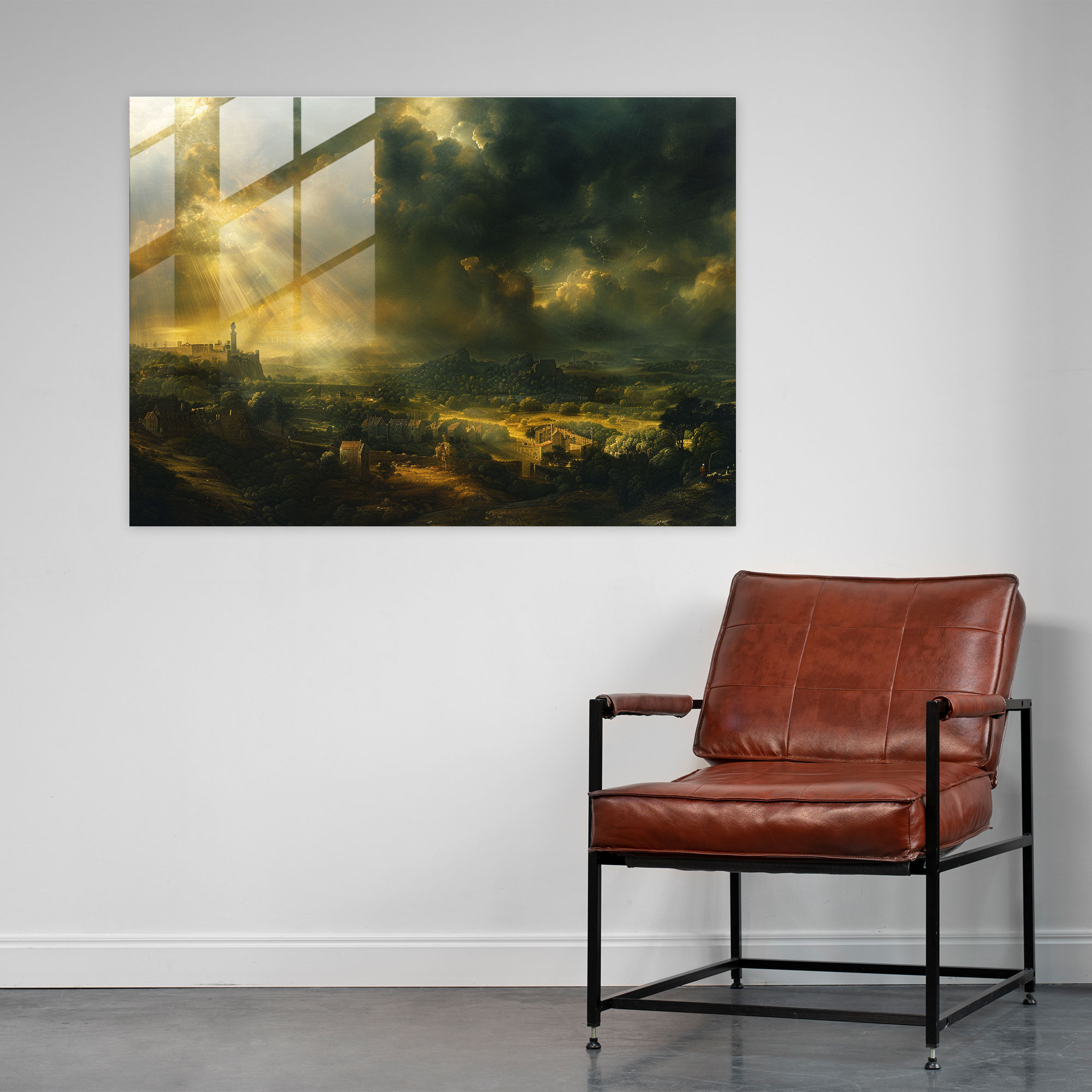Leonardo Da Vinci Home Decoration - Leonardo Da Vinci, Glass Art, Modern Art, Wall Decoration