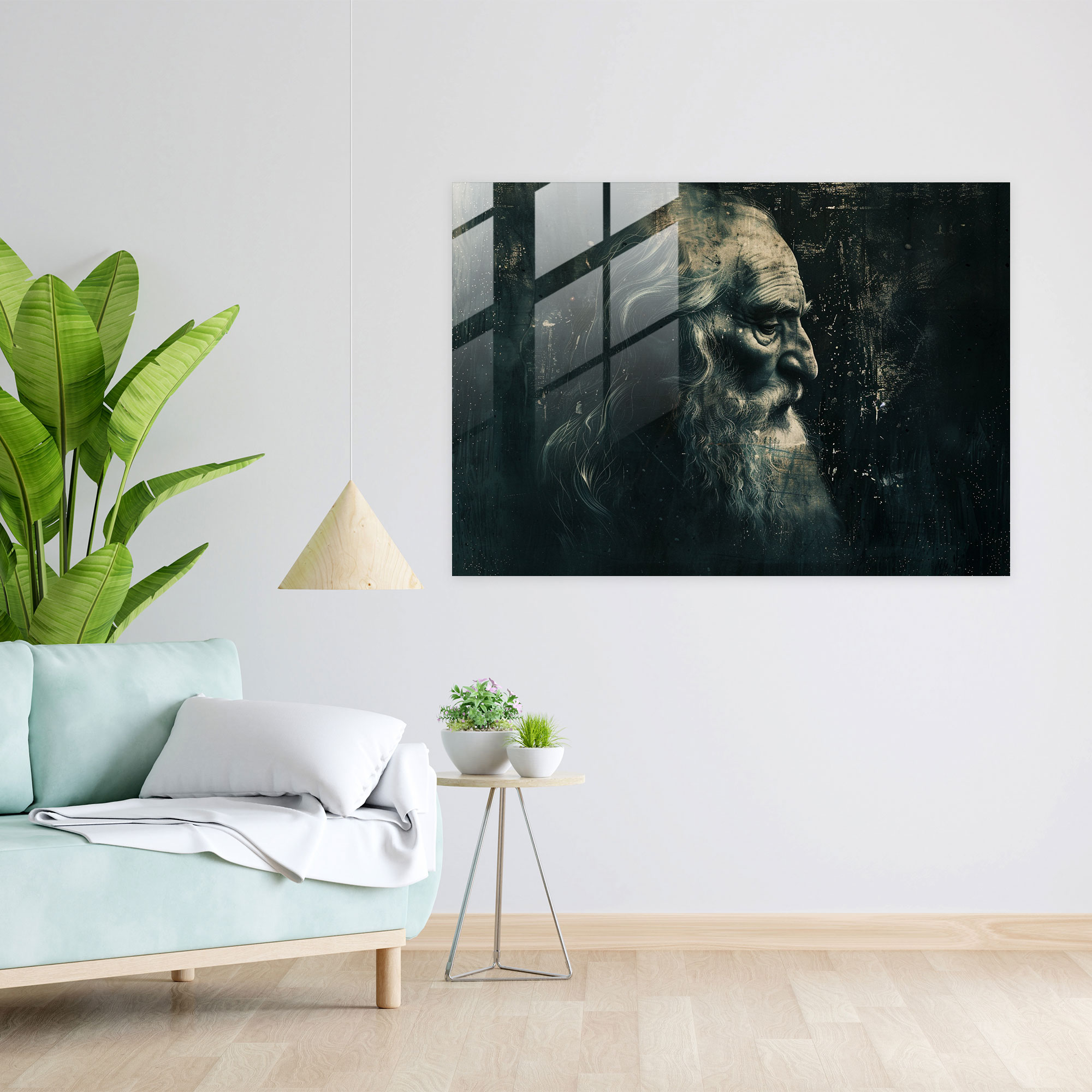 Leonardo Da Vinci Glass Print - Leonardo Da Vinci, Glass Art, Leonardo Da Vinci, Modern Art