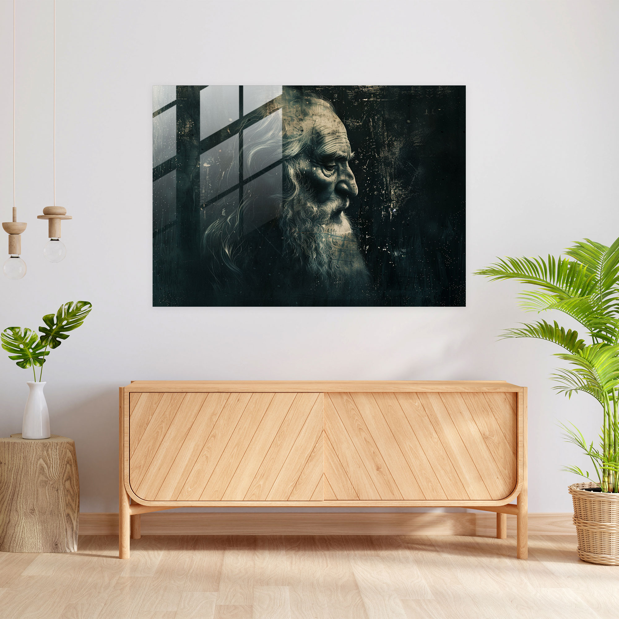 Leonardo Da Vinci Glass Print - Leonardo Da Vinci, Glass Art, Leonardo Da Vinci, Modern Art