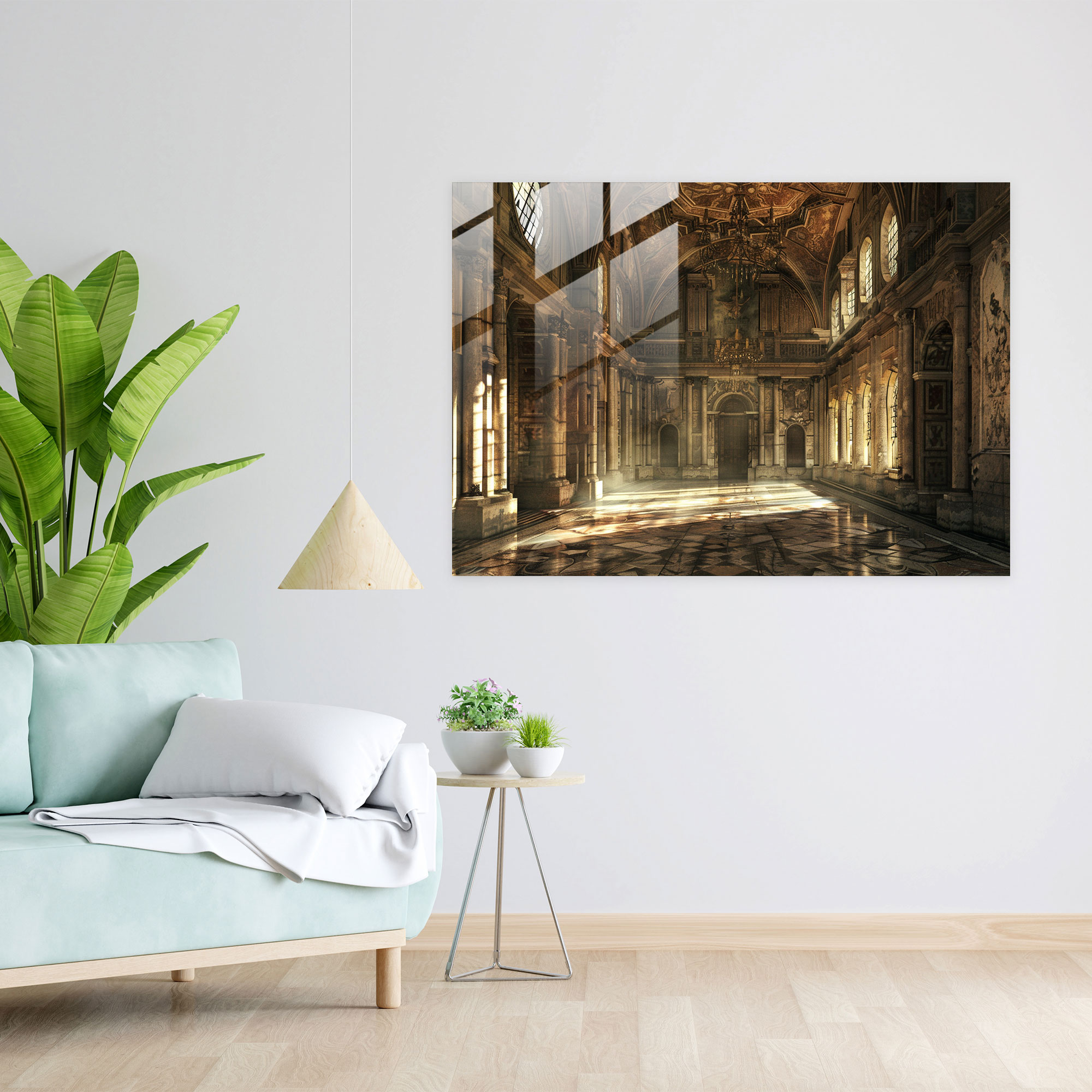 Majestic Leonardo Da Vinci Glass Wall Art - Leonardo Da Vinci, Glass Wall Art, Modern Art, Glass Art