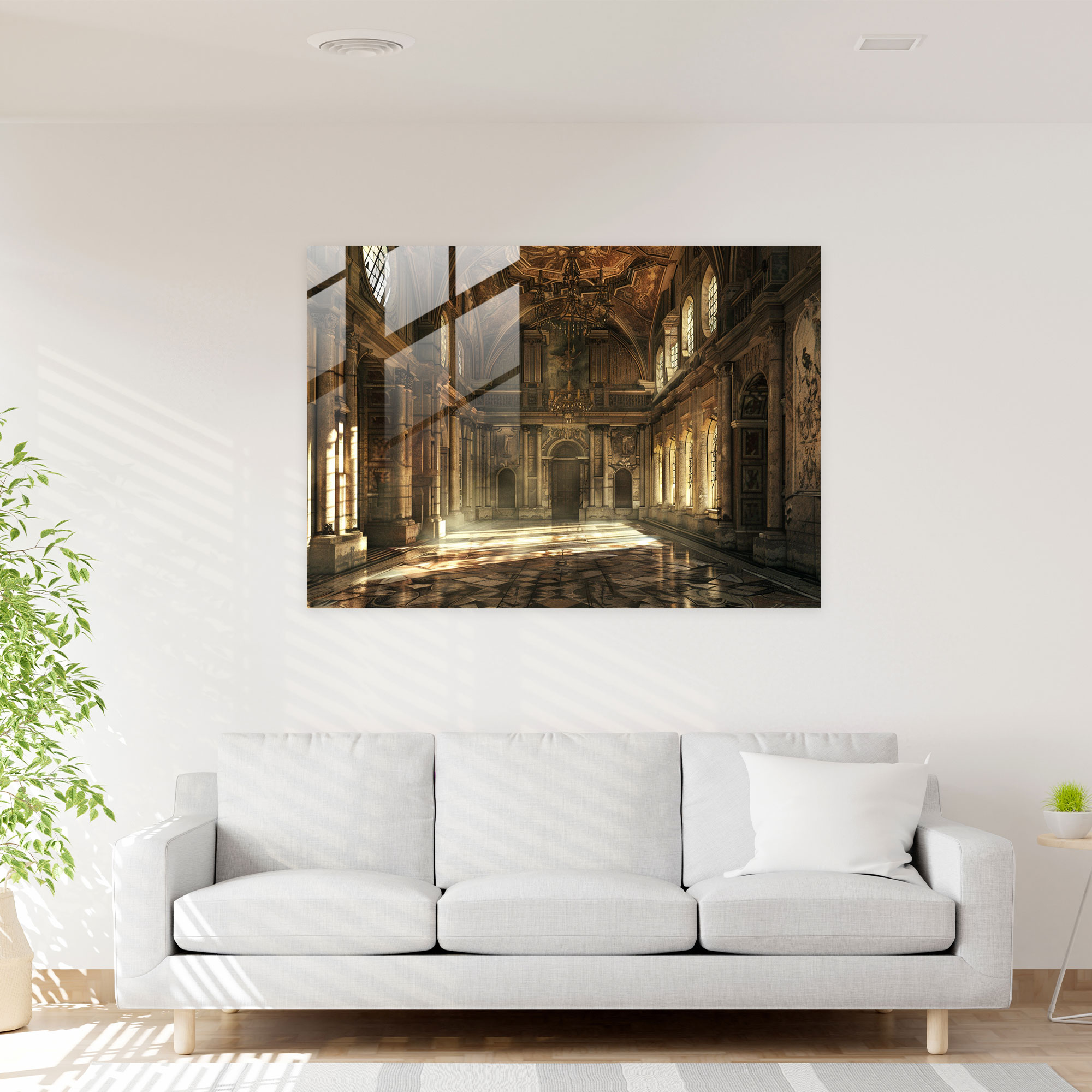 Majestic Leonardo Da Vinci Glass Wall Art - Leonardo Da Vinci, Glass Wall Art, Modern Art, Glass Art