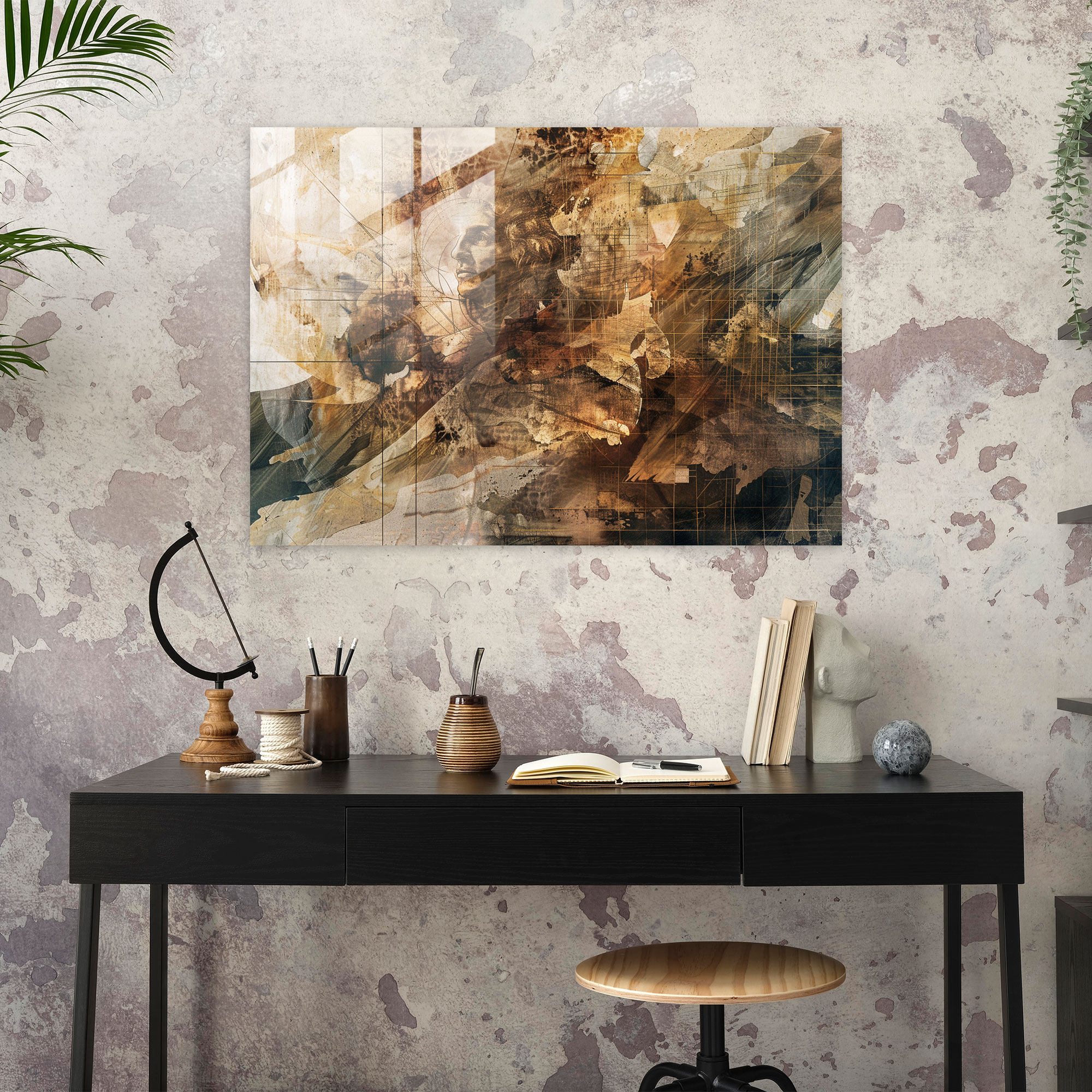 Innovative Leonardo Da Vinci Glass Print - Leonardo Da Vinci, Glass Print, Glass Wall Art, Home Decoration