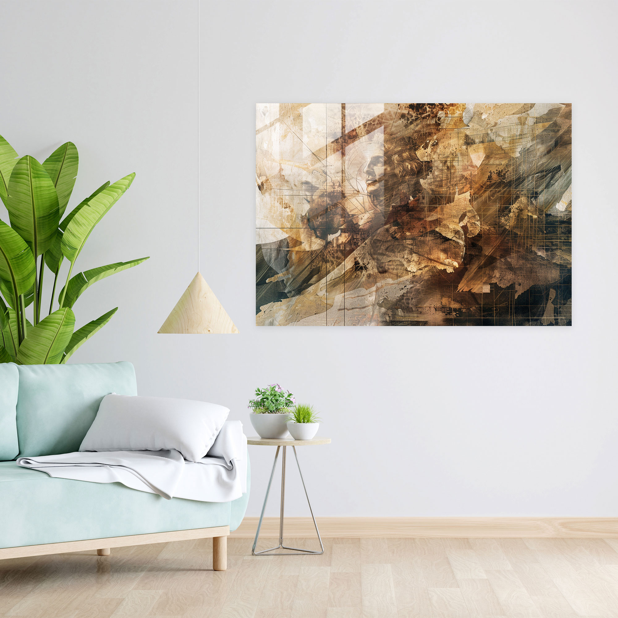 Innovative Leonardo Da Vinci Glass Print - Leonardo Da Vinci, Glass Print, Glass Wall Art, Home Decoration