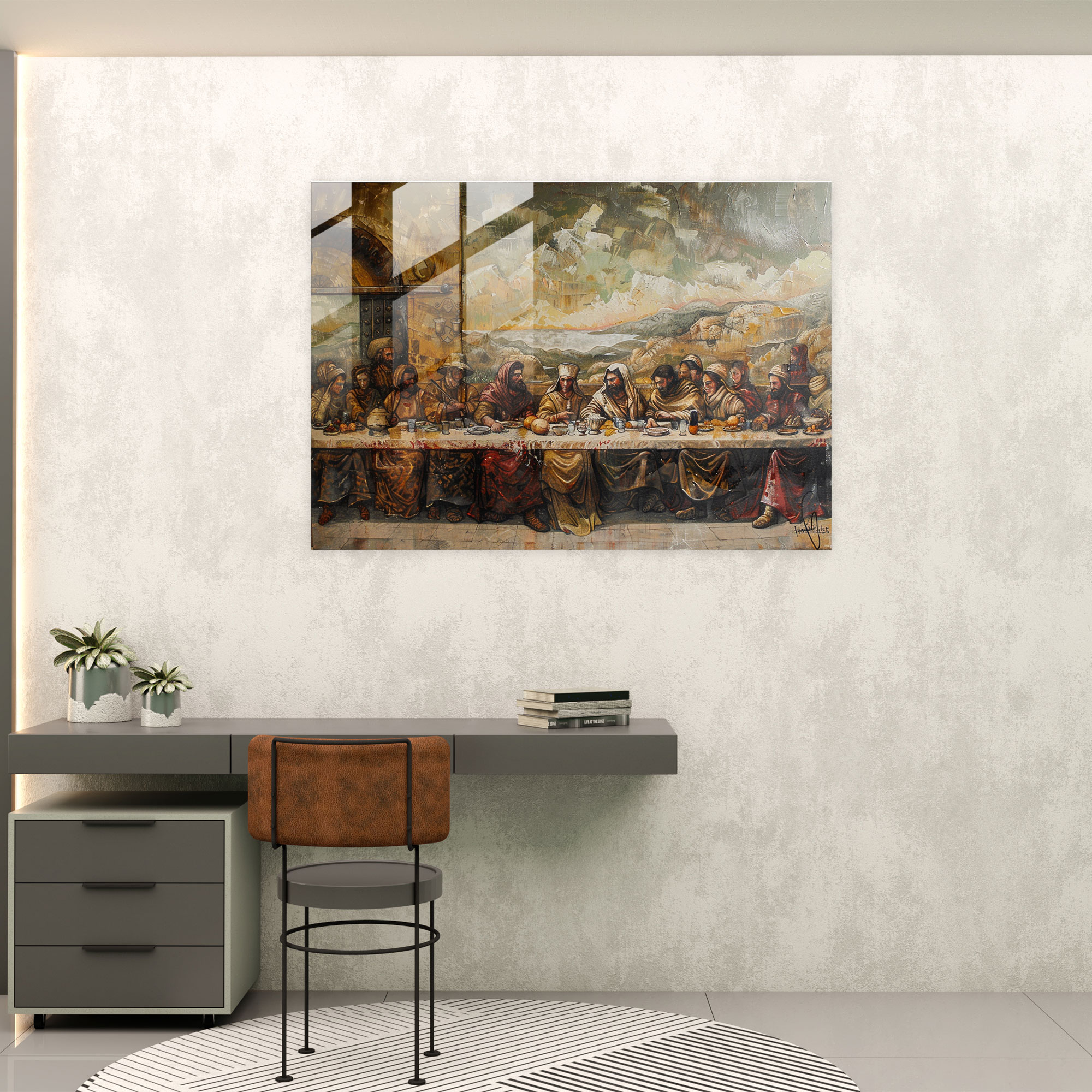Leonardo Da Vinci Home Decoration - Leonardo Da Vinci, Leonardo Da Vinci, Glass Wall Art, Wall Decoration