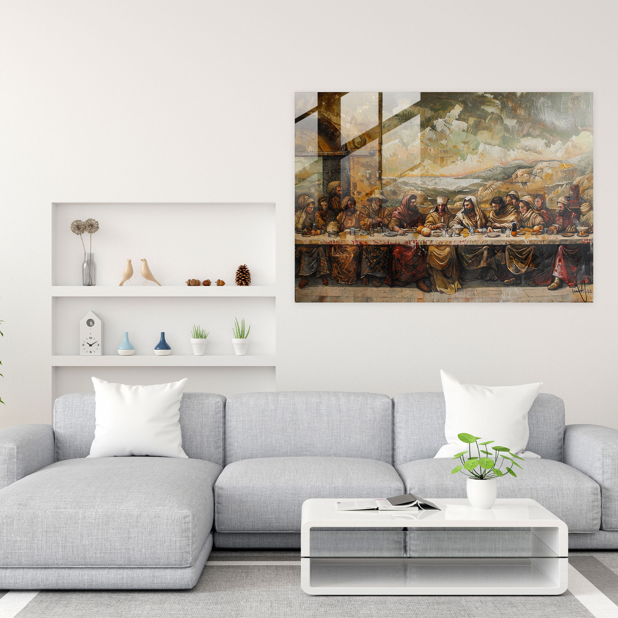 Leonardo Da Vinci Home Decoration - Leonardo Da Vinci, Leonardo Da Vinci, Glass Wall Art, Wall Decoration