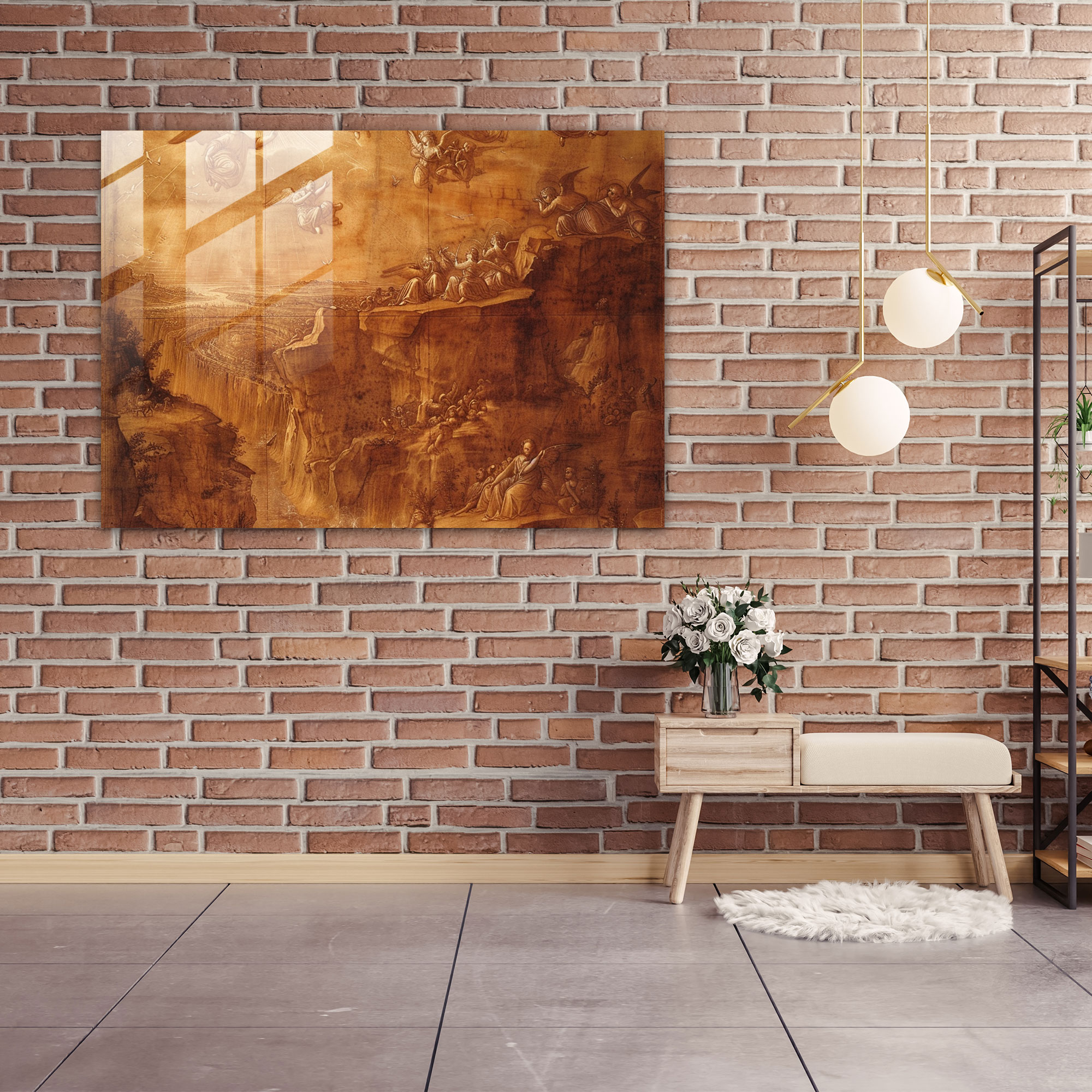 Leonardo Da Vinci Wall Decoration - Leonardo Da Vinci, Leonardo Da Vinci, Glass Print, Glass Art