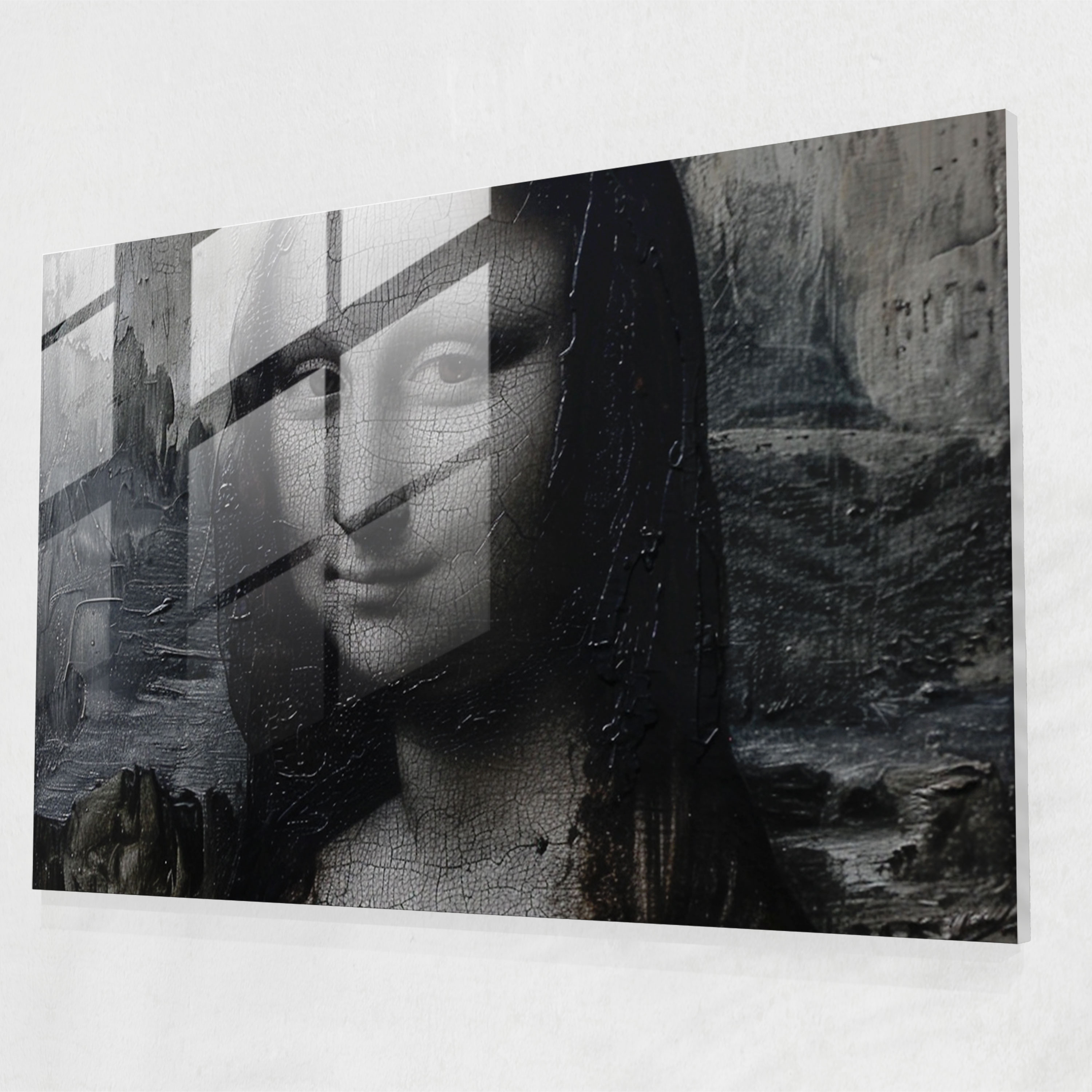 Leonardo Da Vinci Wall Decoration - Leonardo Da Vinci, Wall Decoration, Leonardo Da Vinci, Glass Art