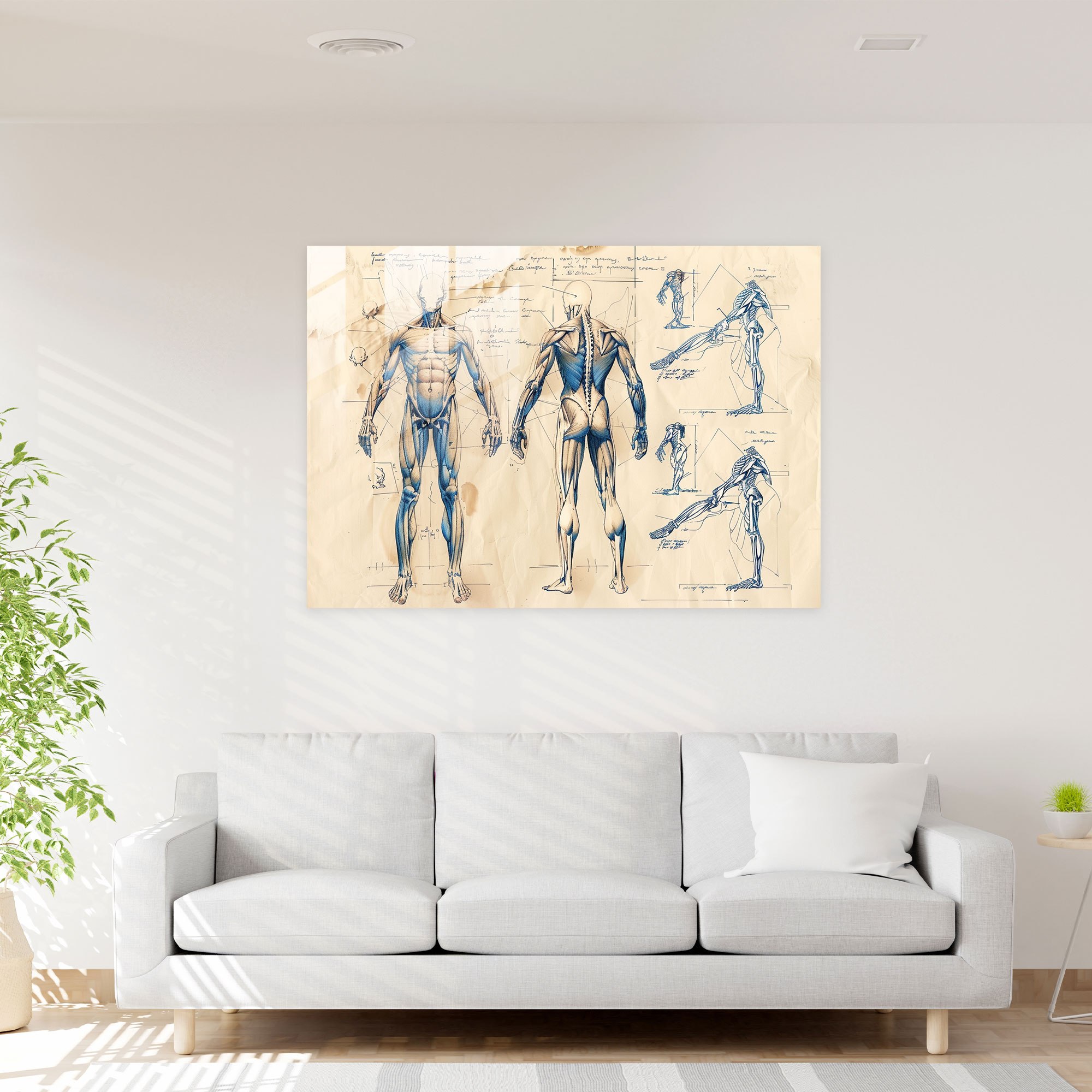 Leonardo Da Vinci Glass Wall Art - Leonardo Da Vinci, Glass Wall Art, Modern Art, Wall Decoration